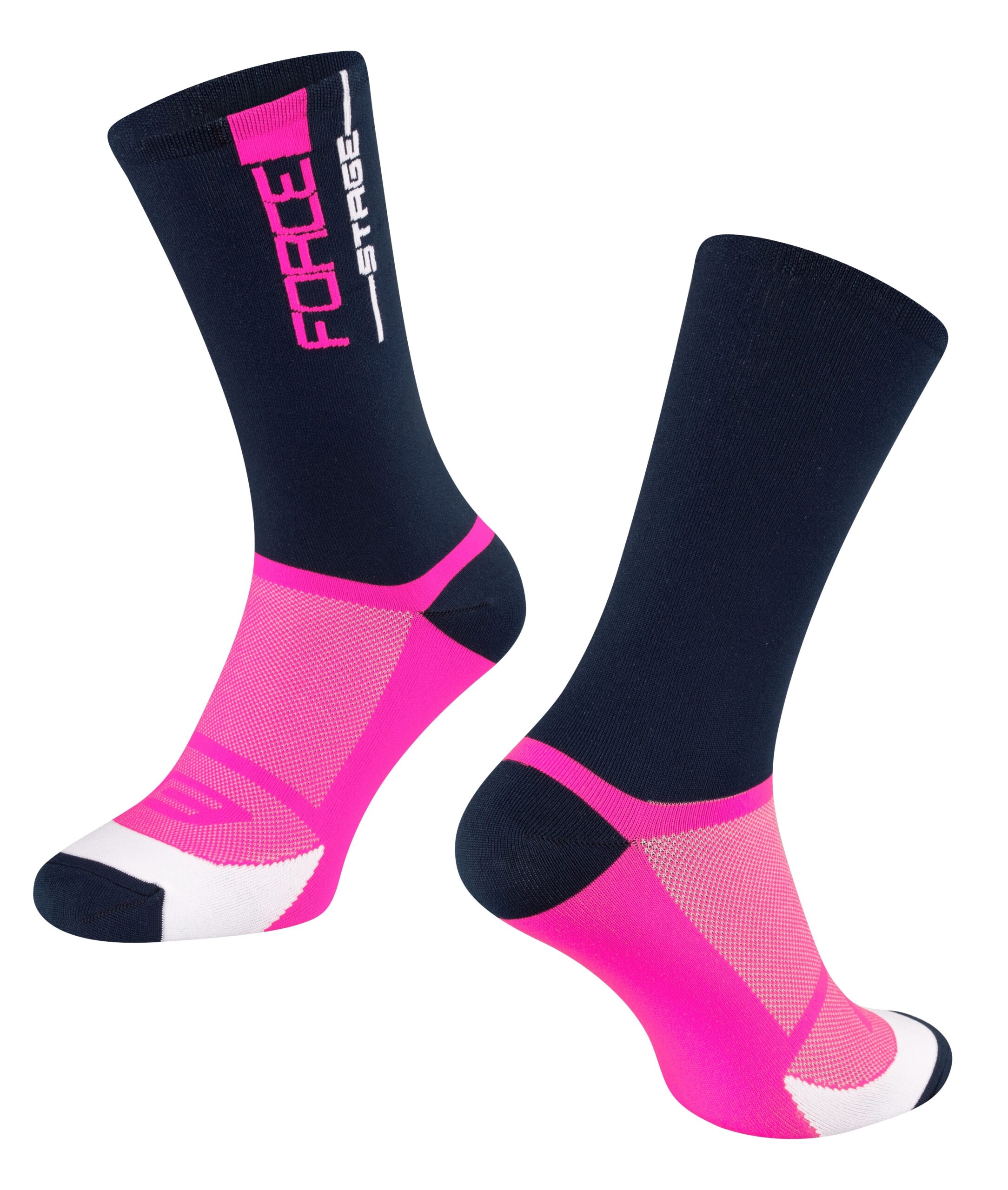 socks FORCE STAGE, blue-pink S-M/36-41