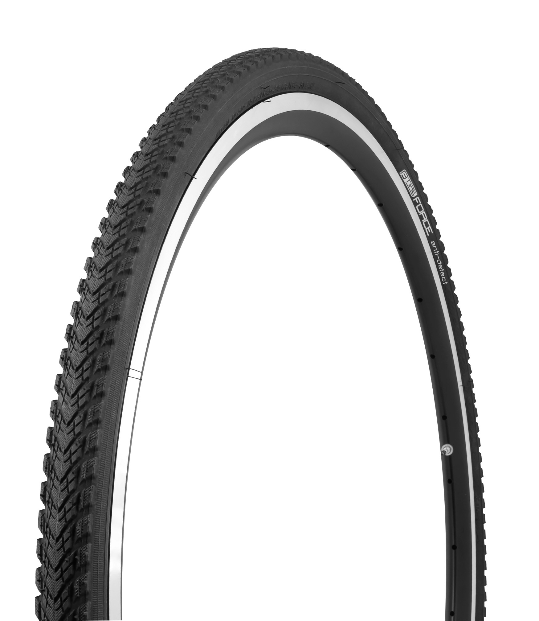 tyre FORCE 700 x 38C, IA-2068 ANTI-PUNCTURE, black