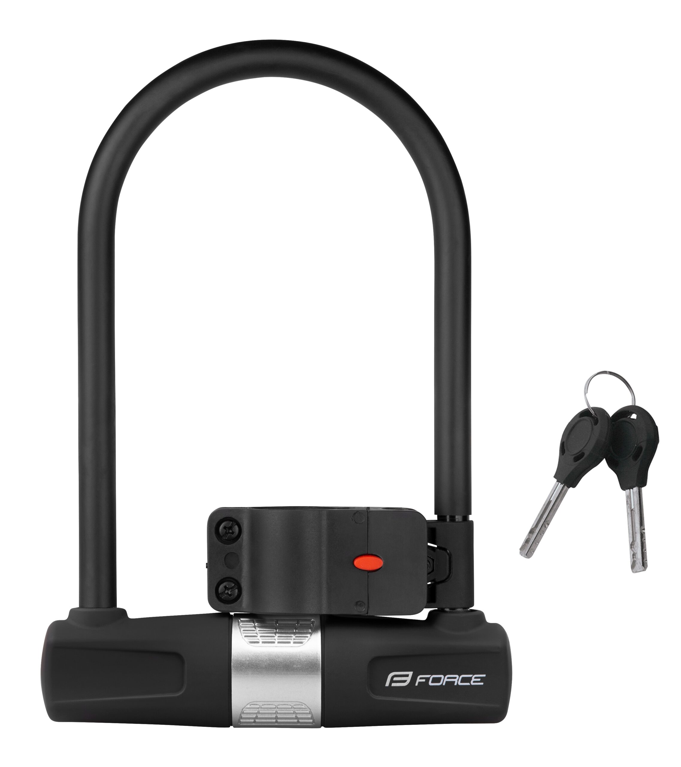 U-lock FORCE with holder 11,5cm x 18,9cm, black