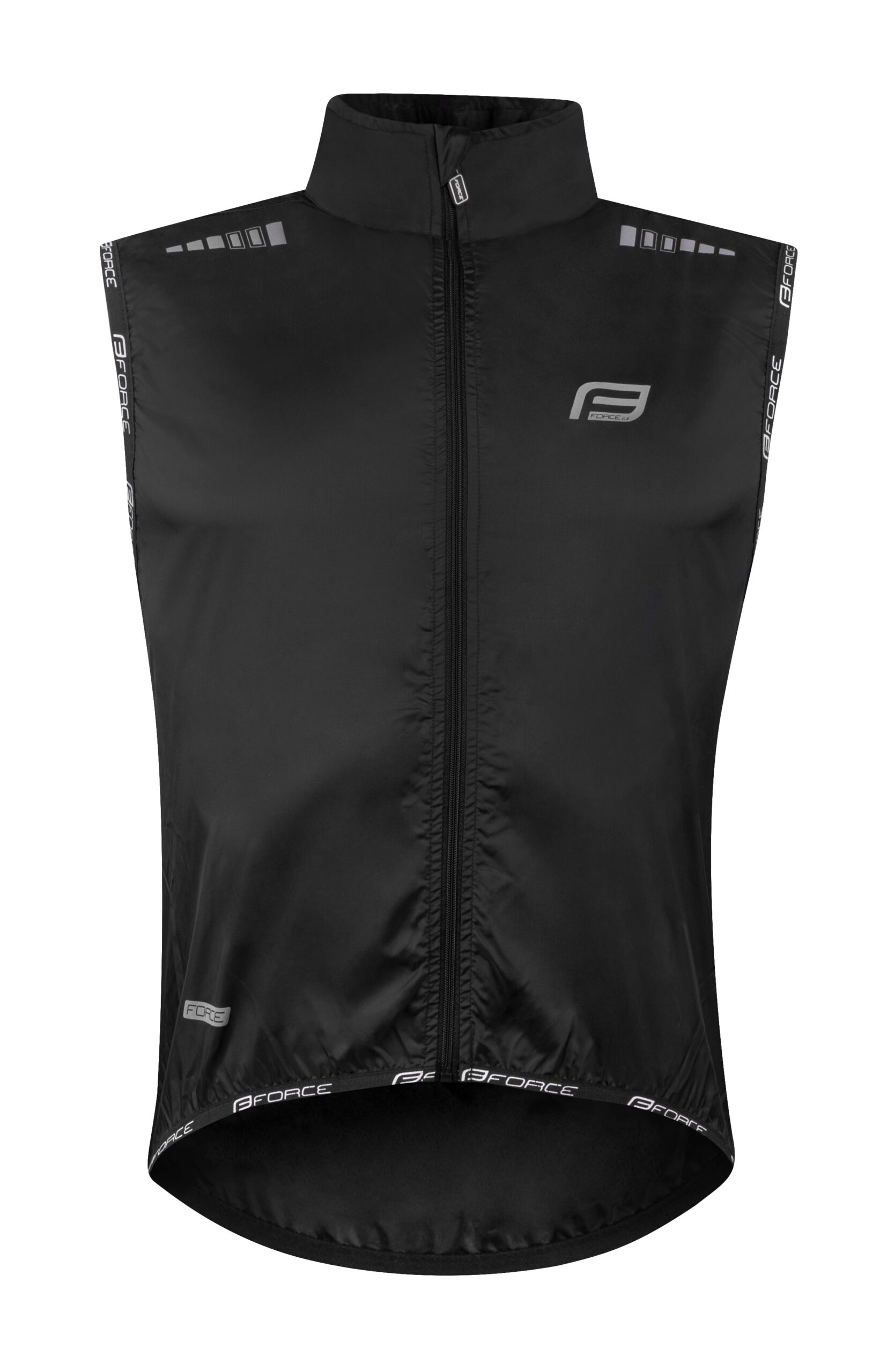 vest FORCE V48 windproof, black L