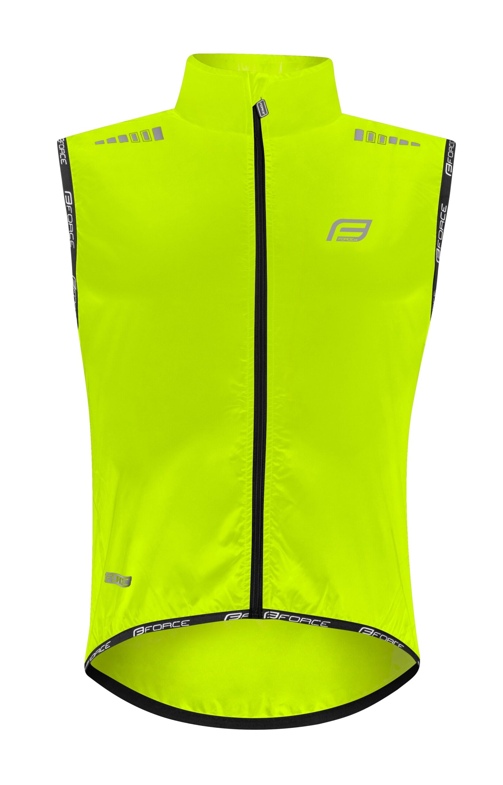 vest FORCE V48 windproof, fluo XS