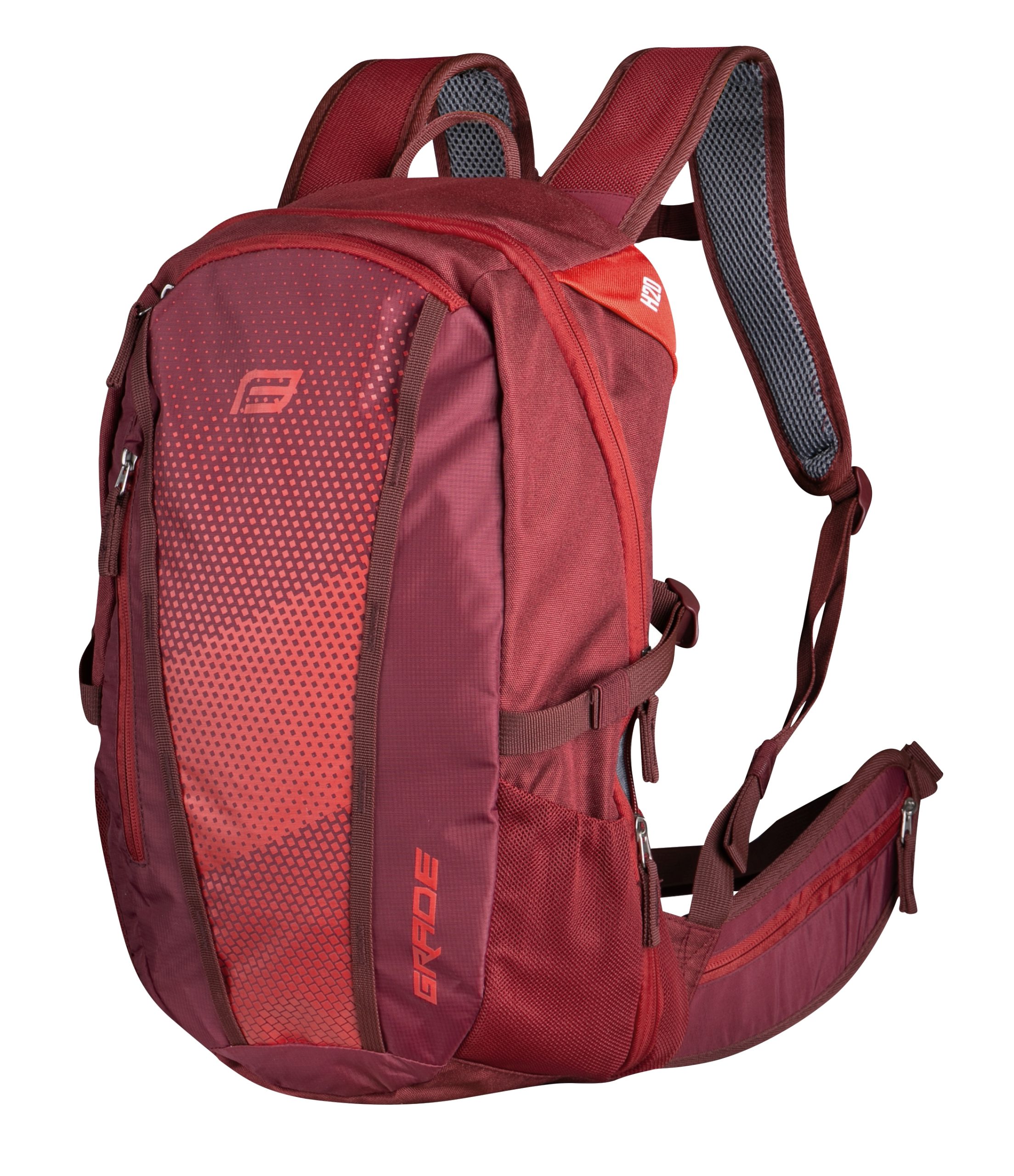 backpack FORCE GRADE 22 l, red