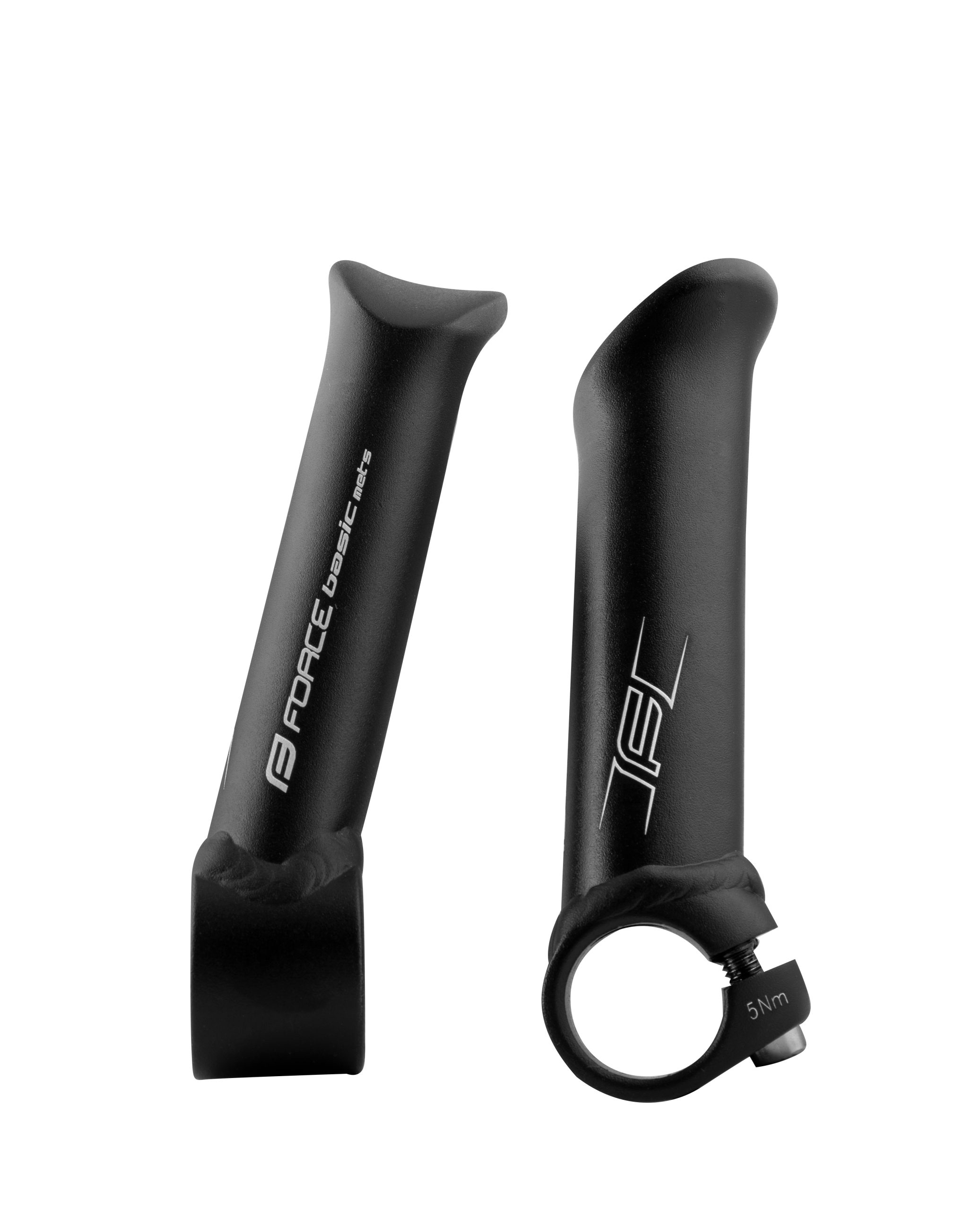 bar ends FORCE METS 12 cm AI, matt black