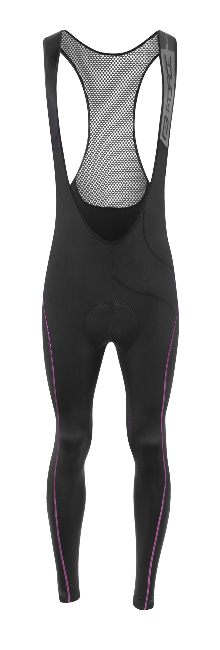 bibtights F REFLEX LINE LADY with pad,blck-pinkXXL