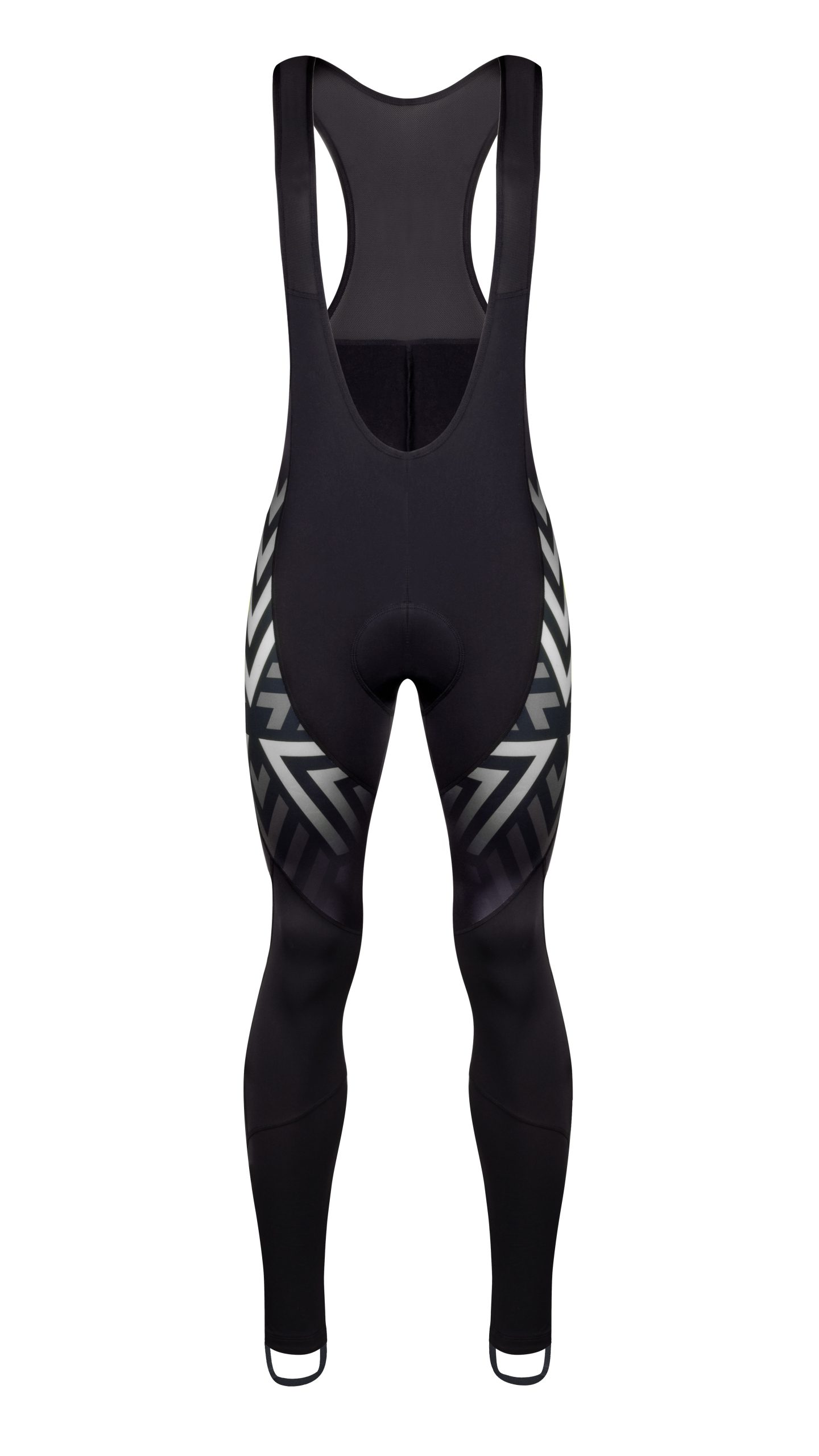 bibtights FORCE SPIKE with pad, black-white XS