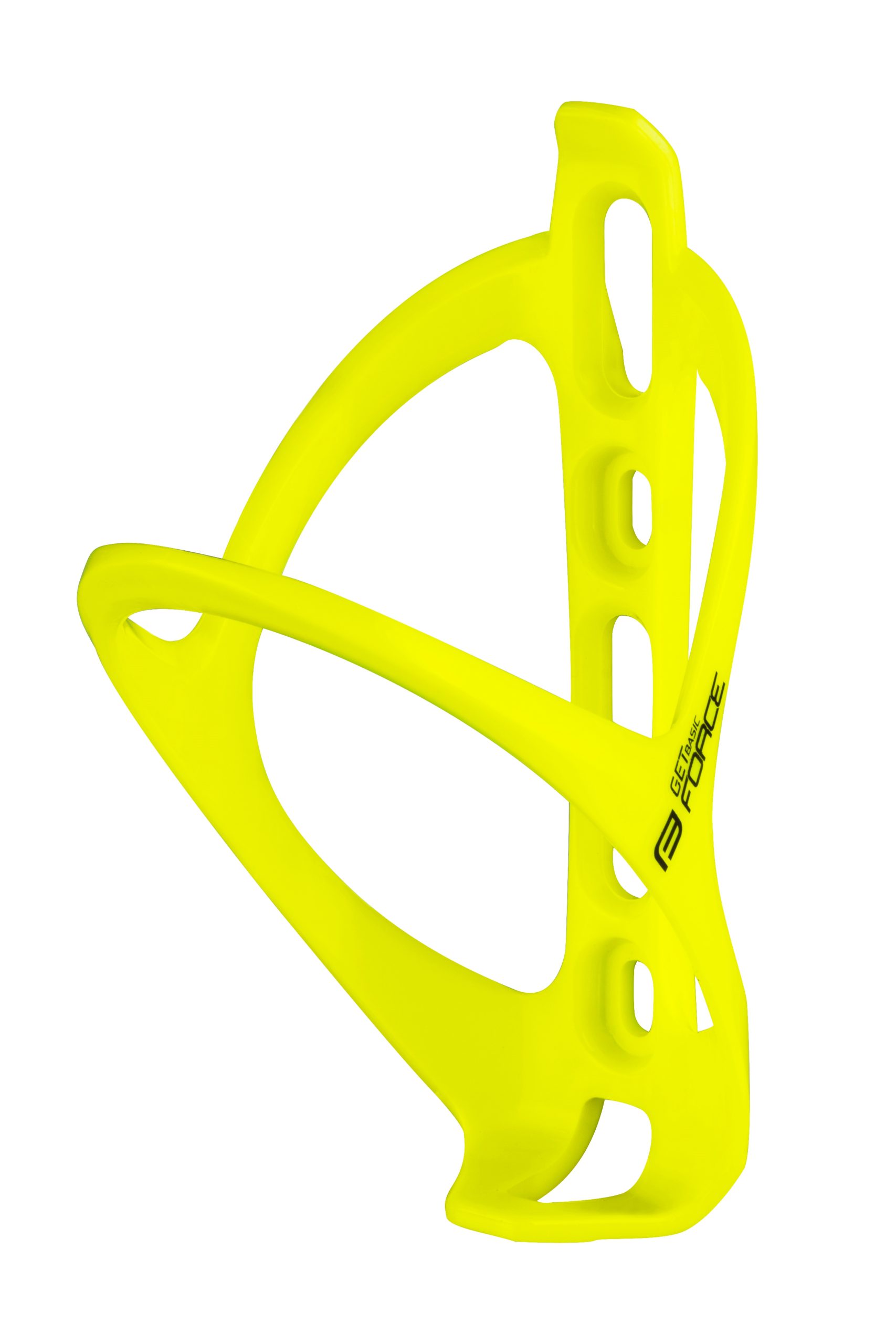 bottle cage FORCE GET BASIC, plastic, fluo