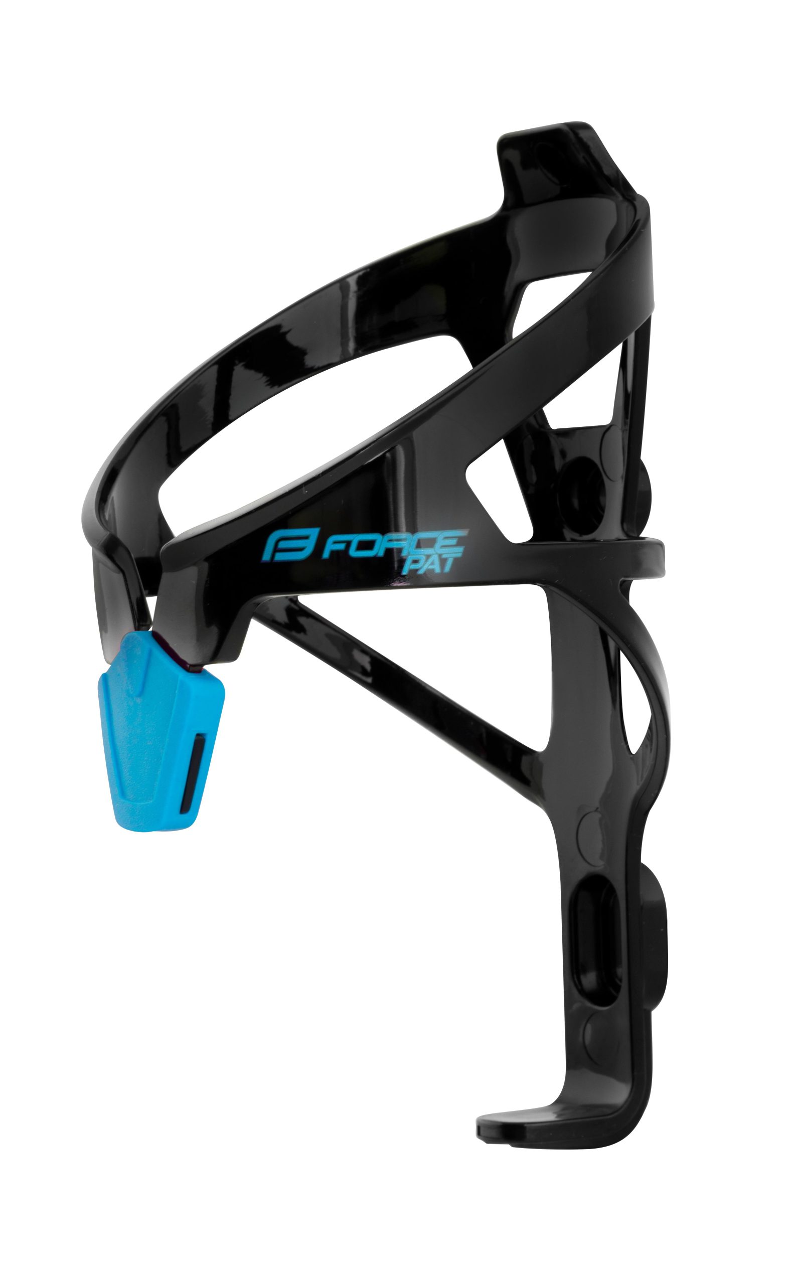 bottle cage FORCE PAT, technopolymer, black-blue