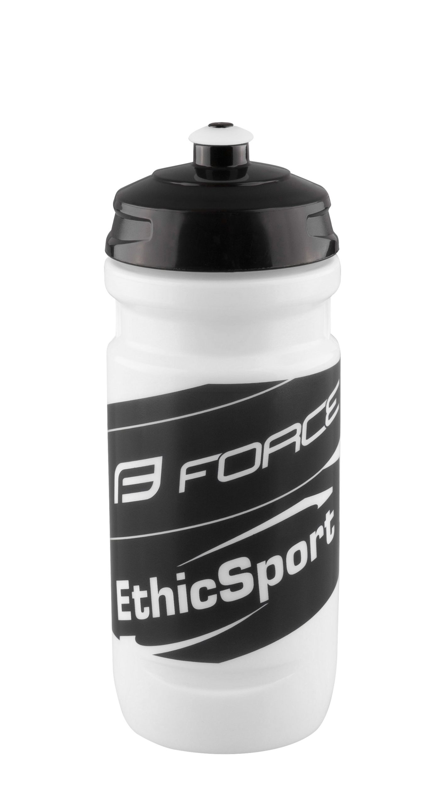 bottle FORCE-ETHIC SPORT 0,6 l, white-black