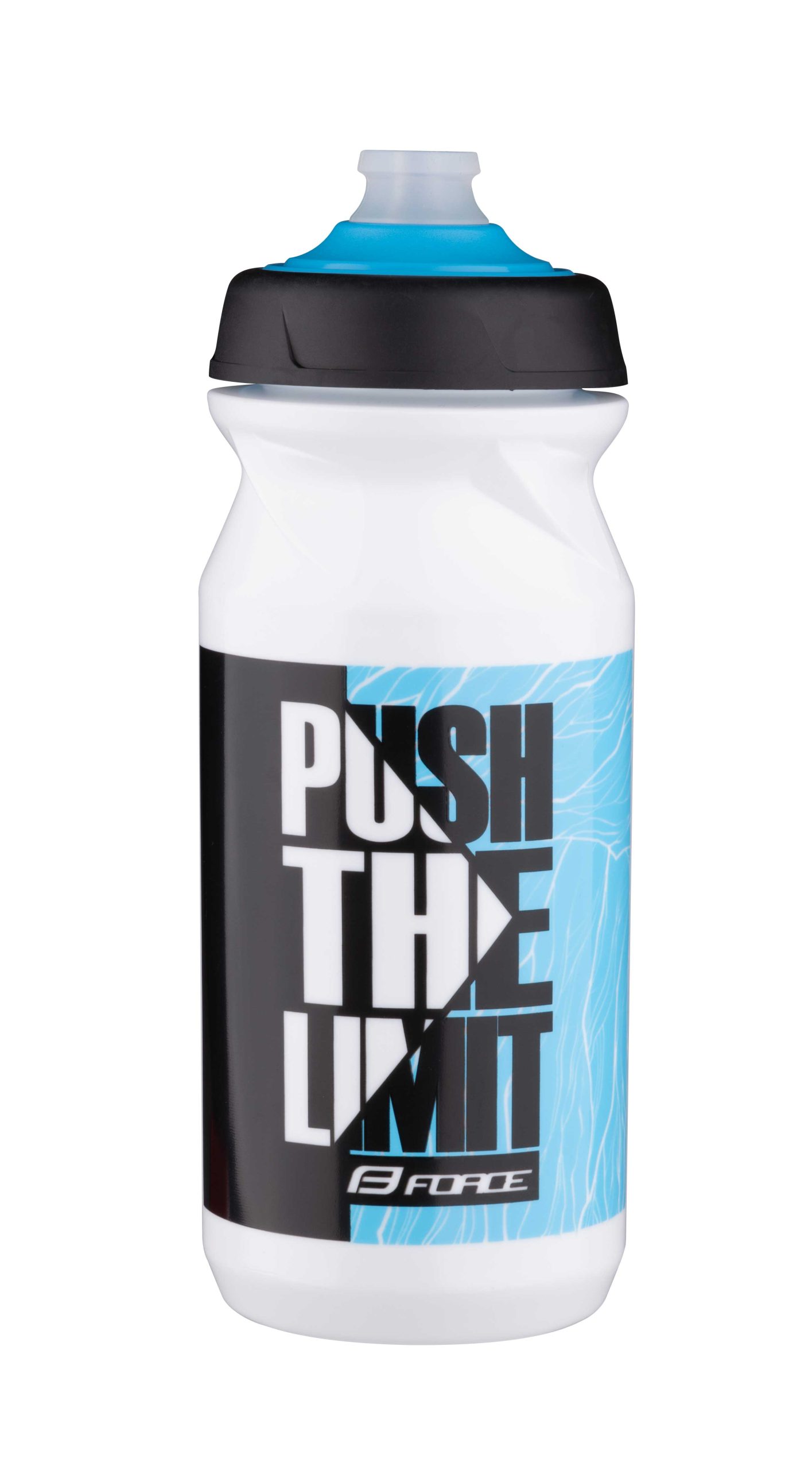 Bottle FORCE PUSH 0,65 l, blue-black-white