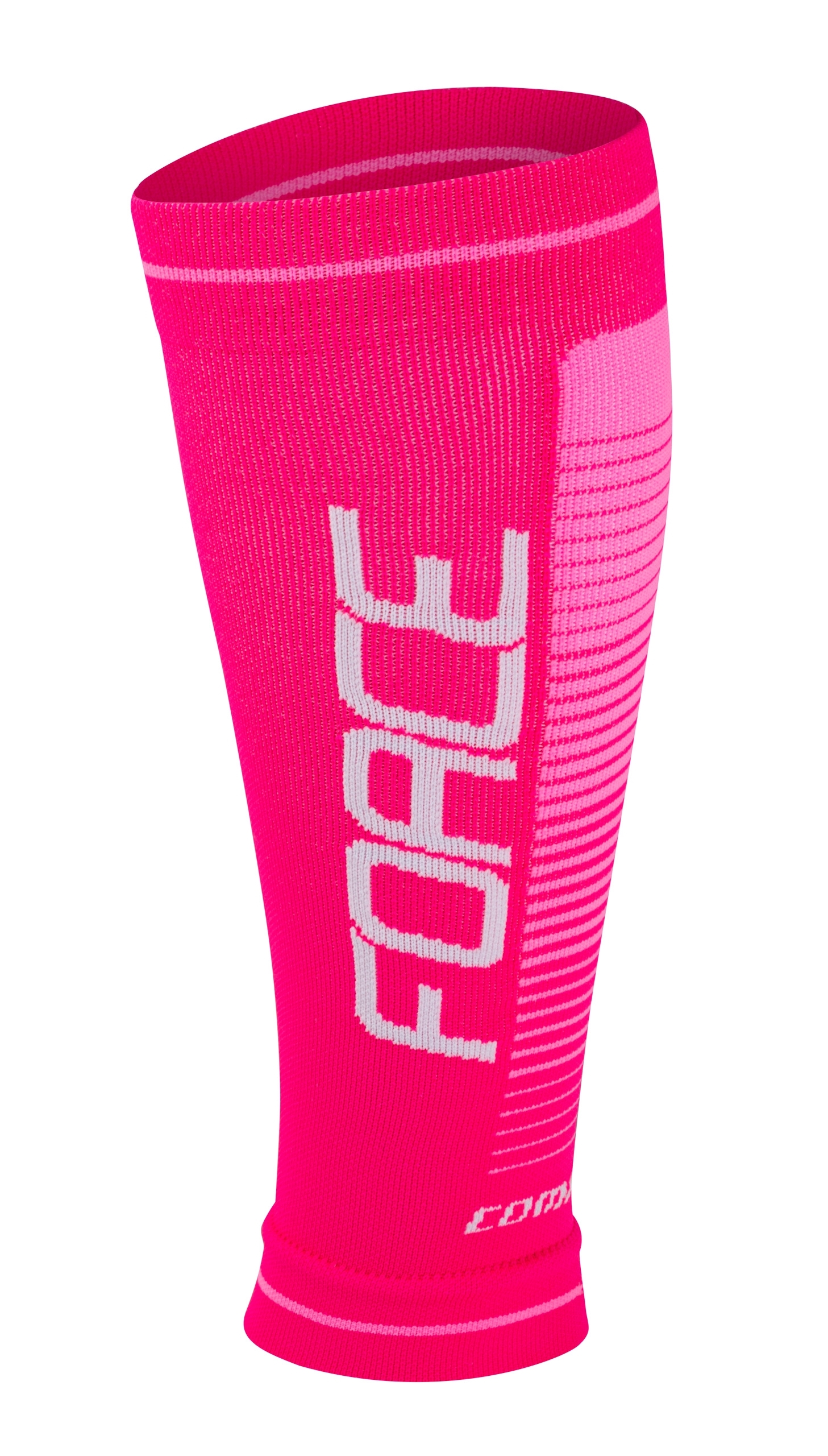 calf sleeves FORCE COMPRESS, pink L-XL