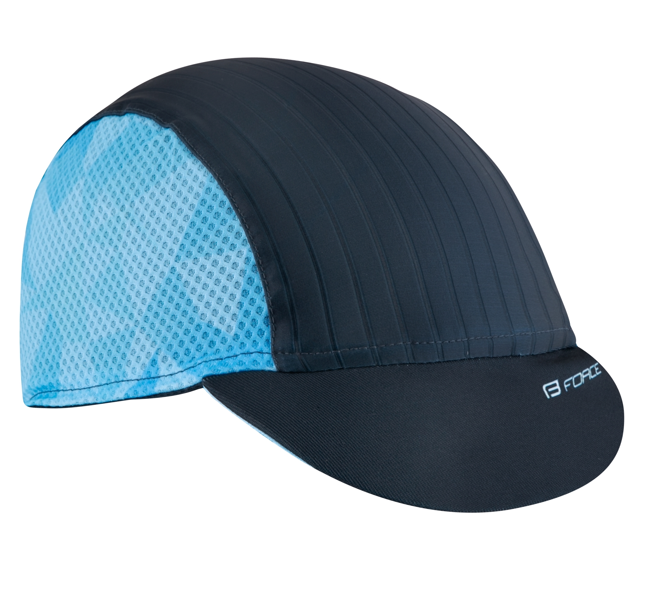 cap cycling with visor FORCE CORE,black-blue L-XL