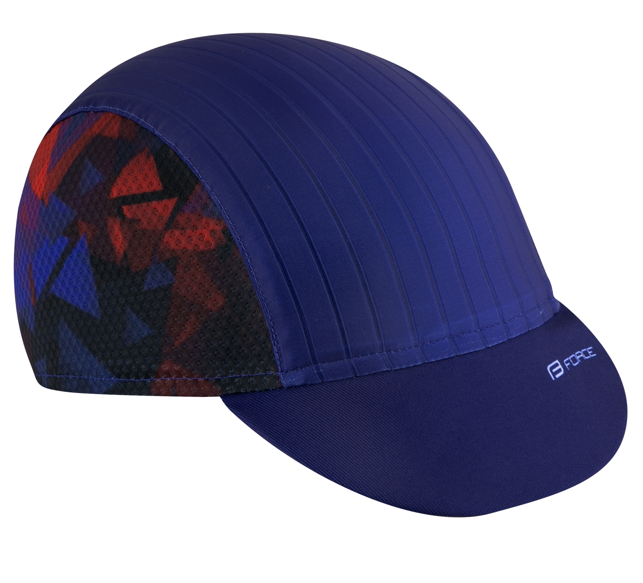 cap cycling with visor FORCE CORE,blue-red L-XL