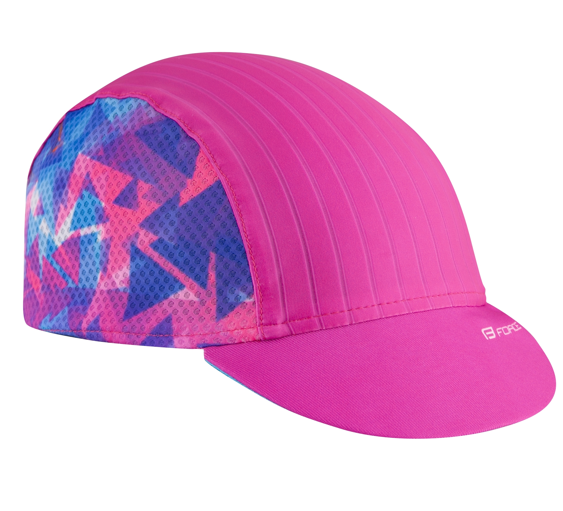 cap cycling with visor FORCE CORE,pink L-XL