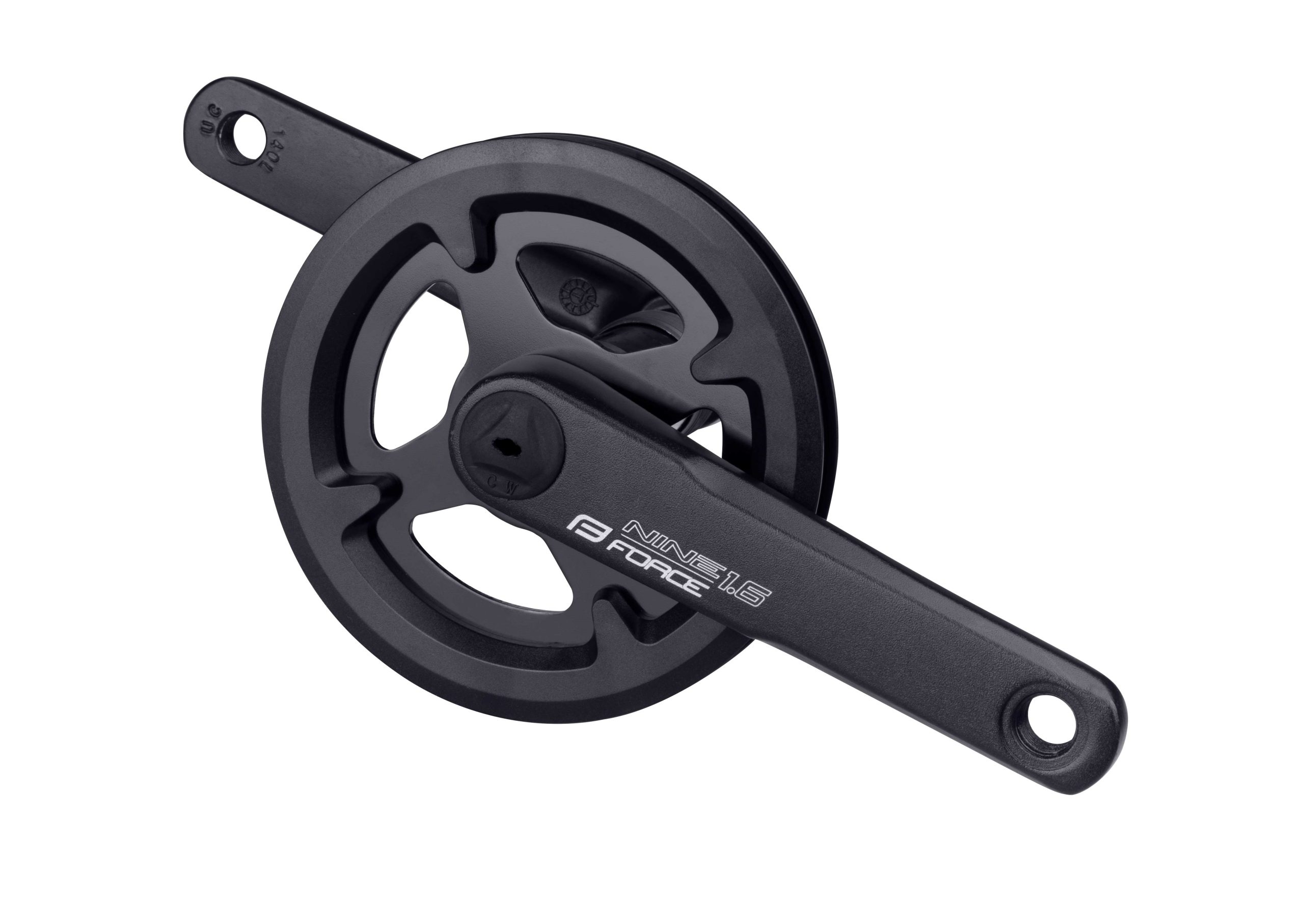 cranks FORCE NINE1.6 Al 30t guard 140mm, black