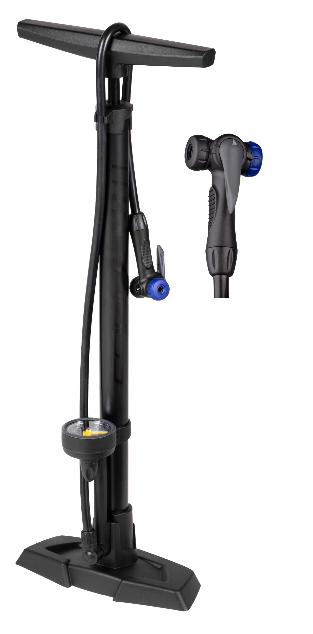 floor pump FORCE HOBBY ECO steel 11bar black