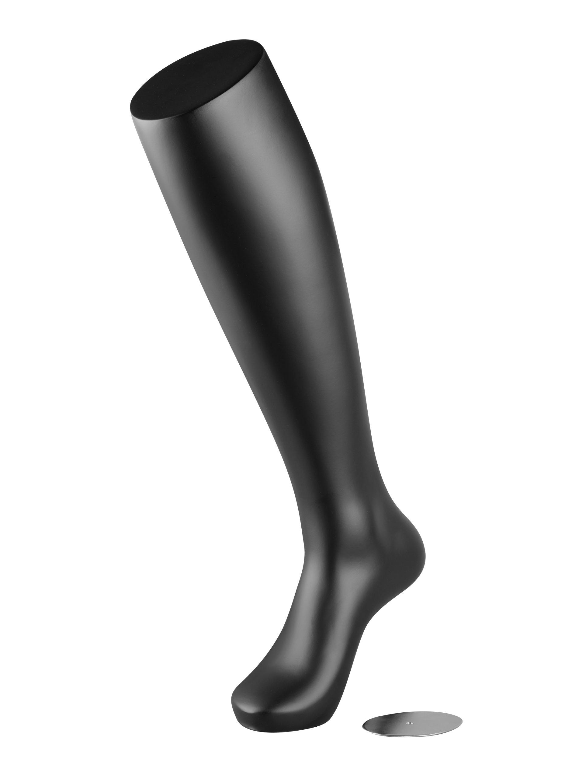 foot mannequin 58 cm, black matt