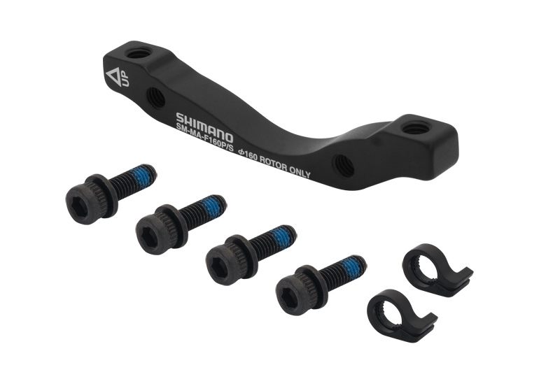 front adapter SHIMANO POST/ STAND 160mm, black