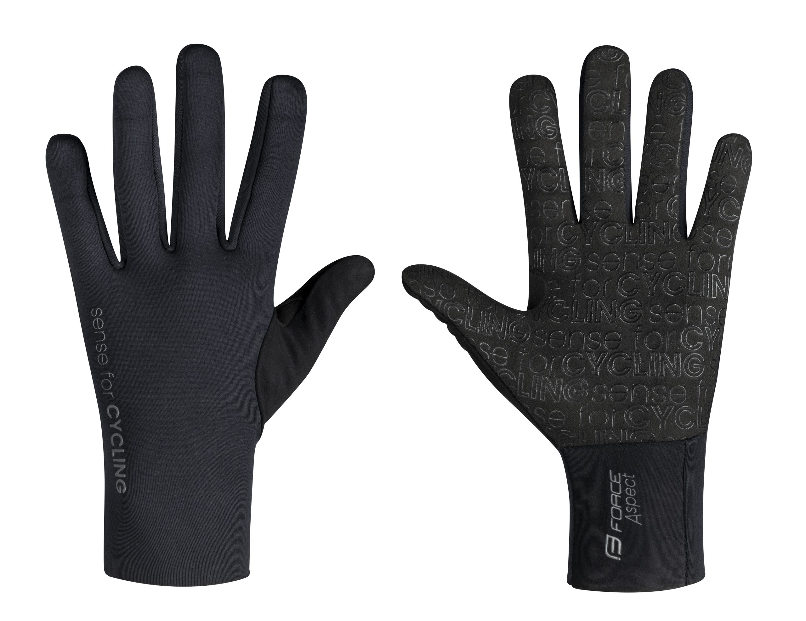 gloves FORCE ASPECT neoprene, black L