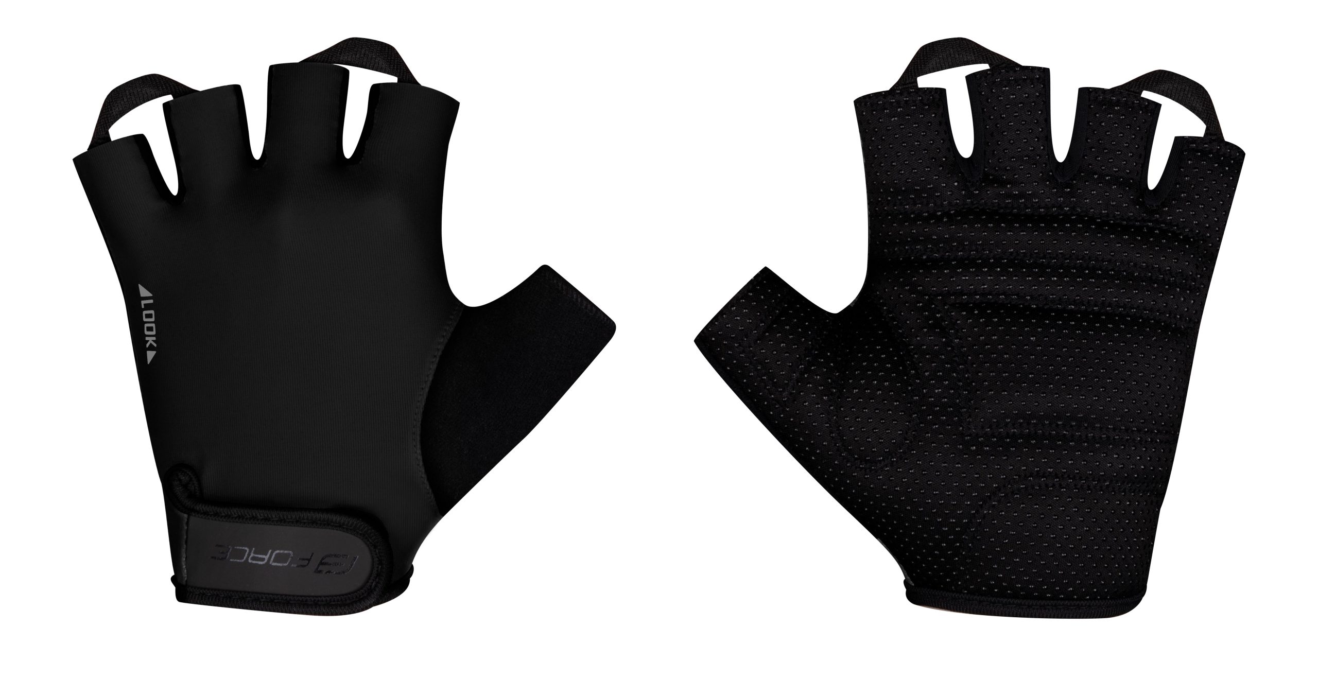 gloves FORCE LOOK, black L