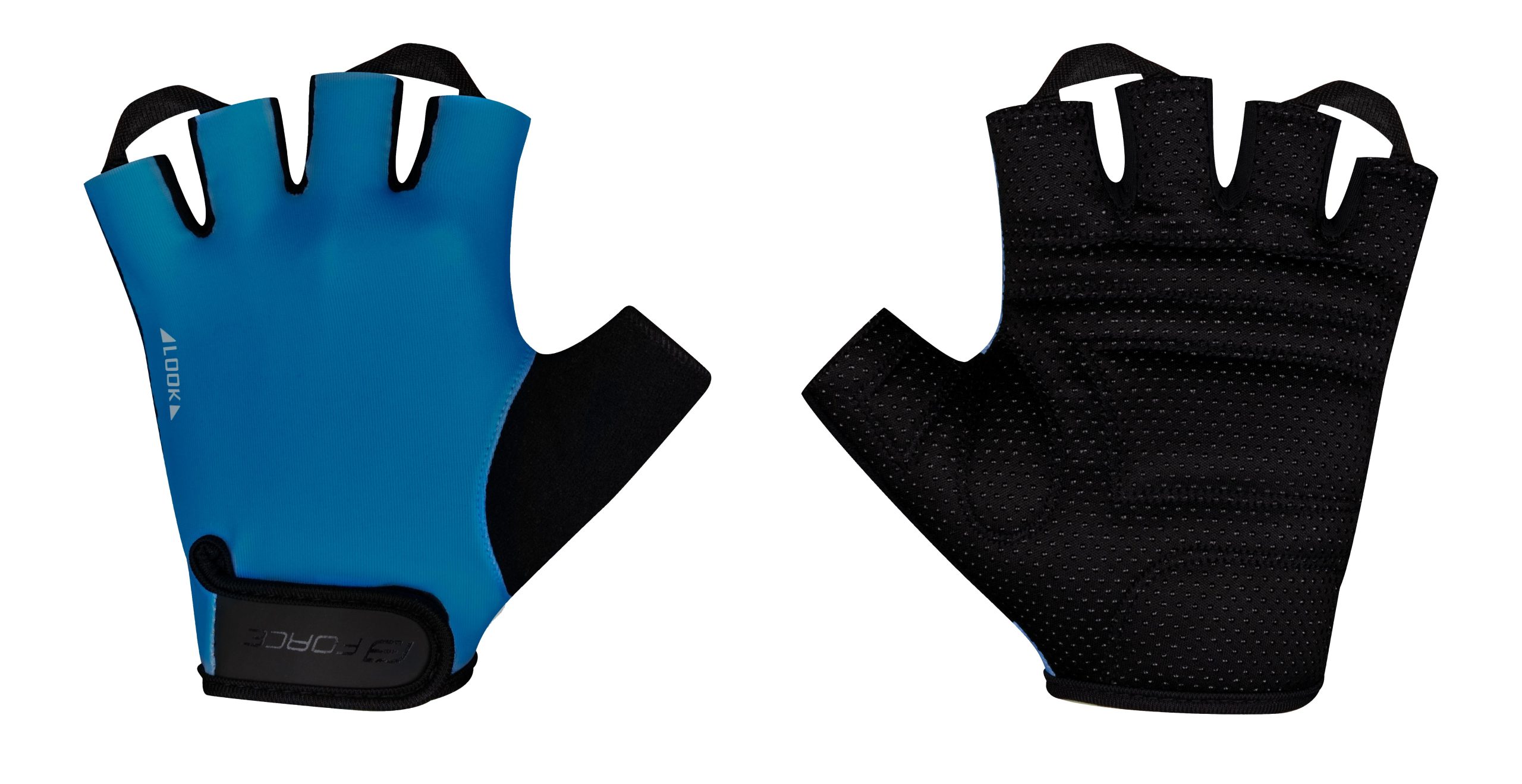 gloves FORCE LOOK, blue XL