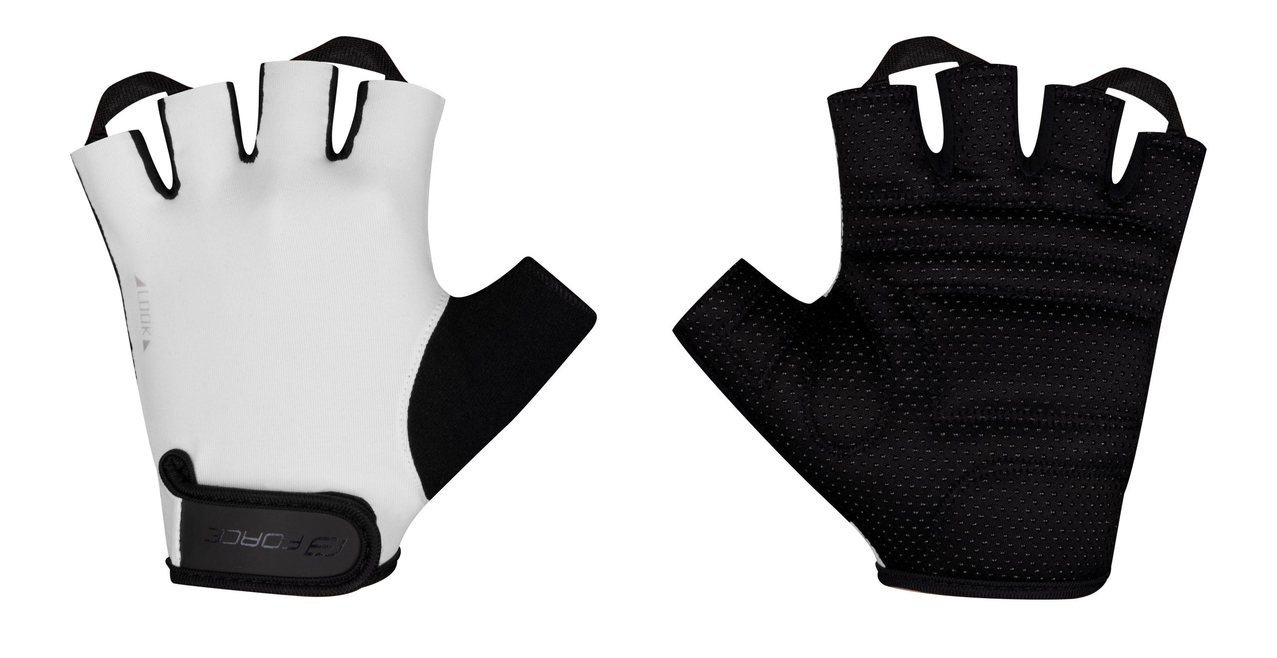 gloves FORCE LOOK, white M