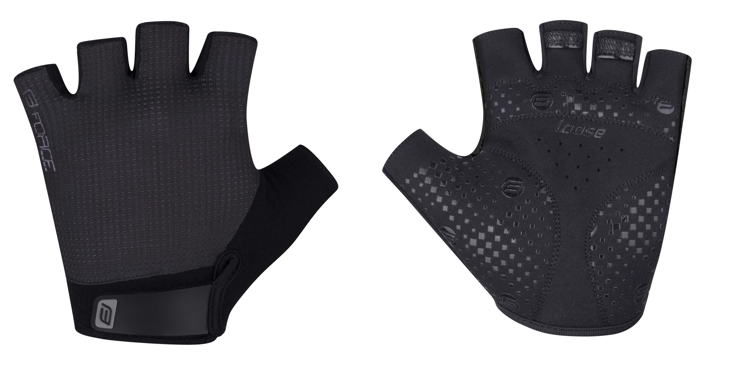 gloves FORCE LOOSE, black XL