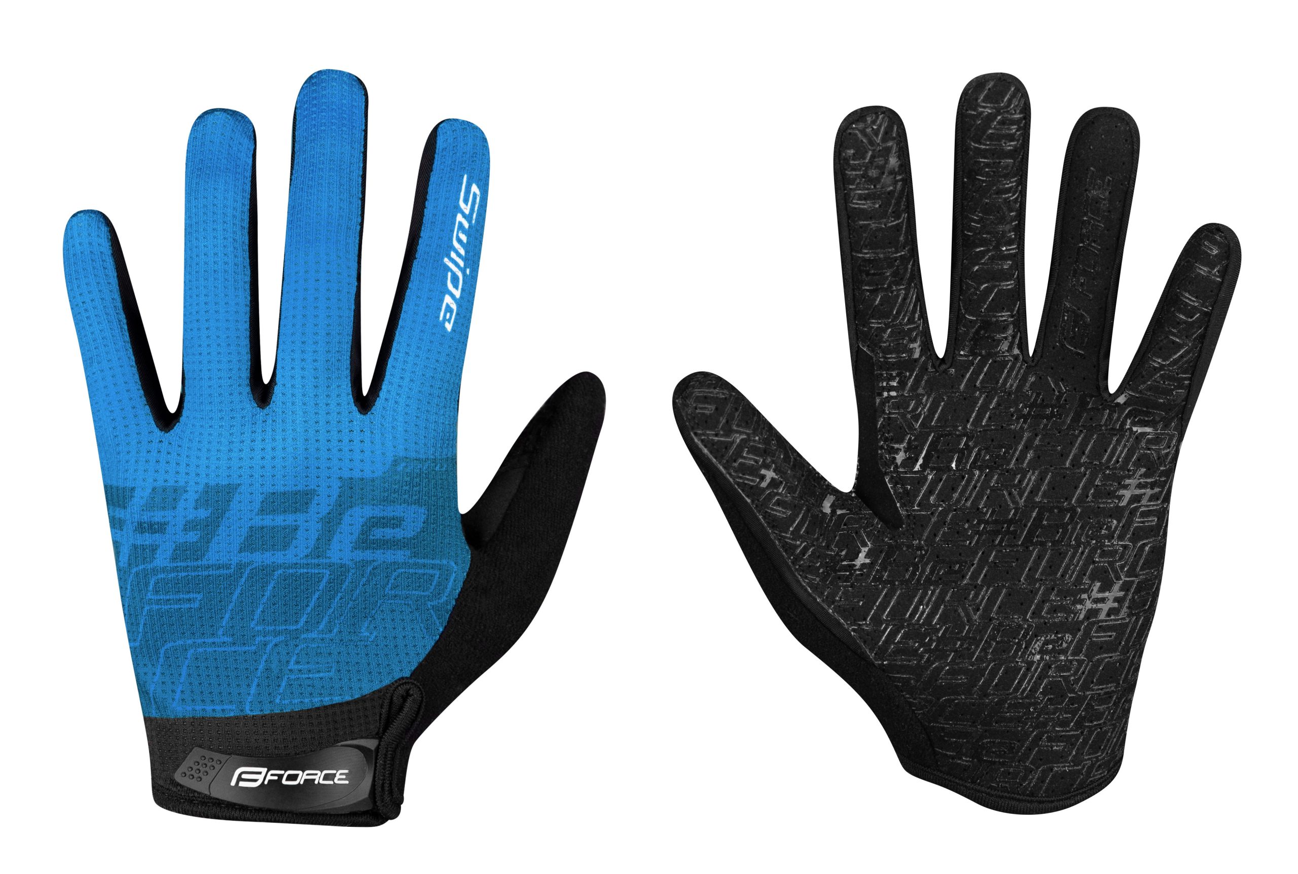 gloves FORCE MTB SWIPE summer, blue M