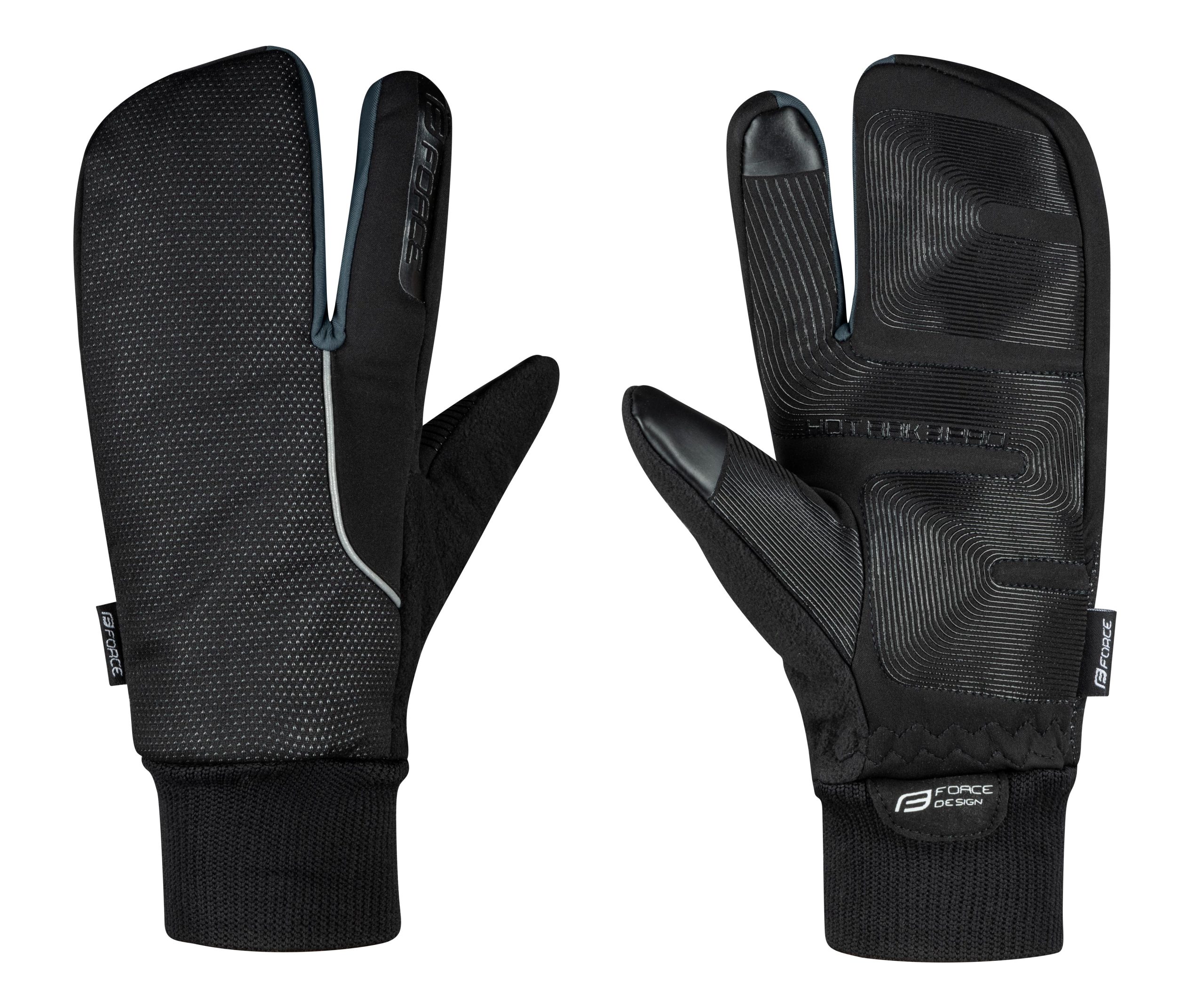 gloves winter F HOT RAK PRO 3+1, black L