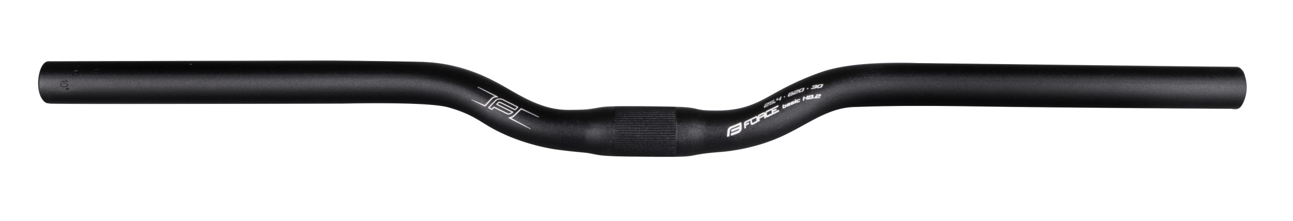 handlebar F BASIC H8.2 rised 25,4/620mm Al,m.black