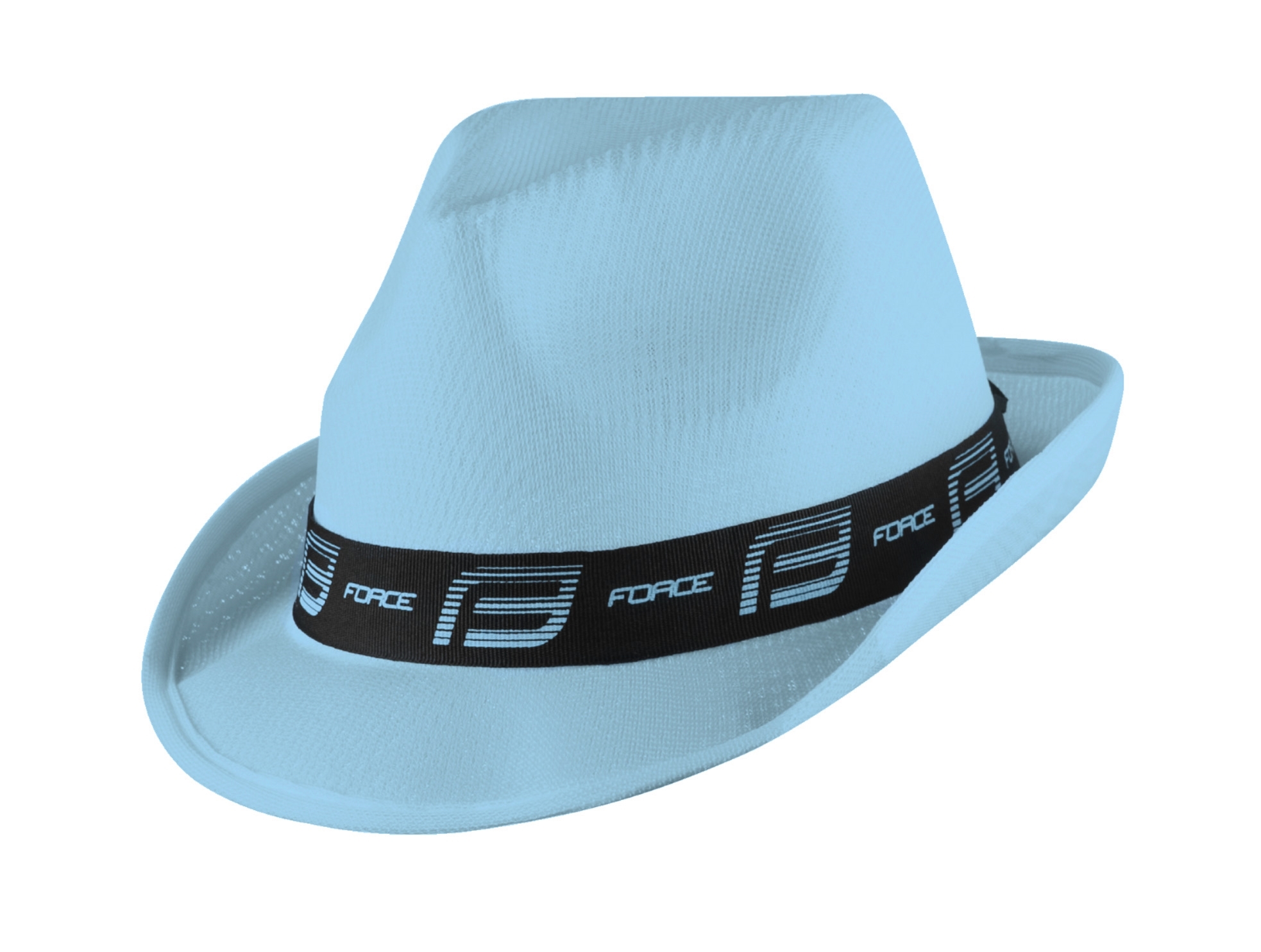 hat FORCE PANAMA. pastel blue-black