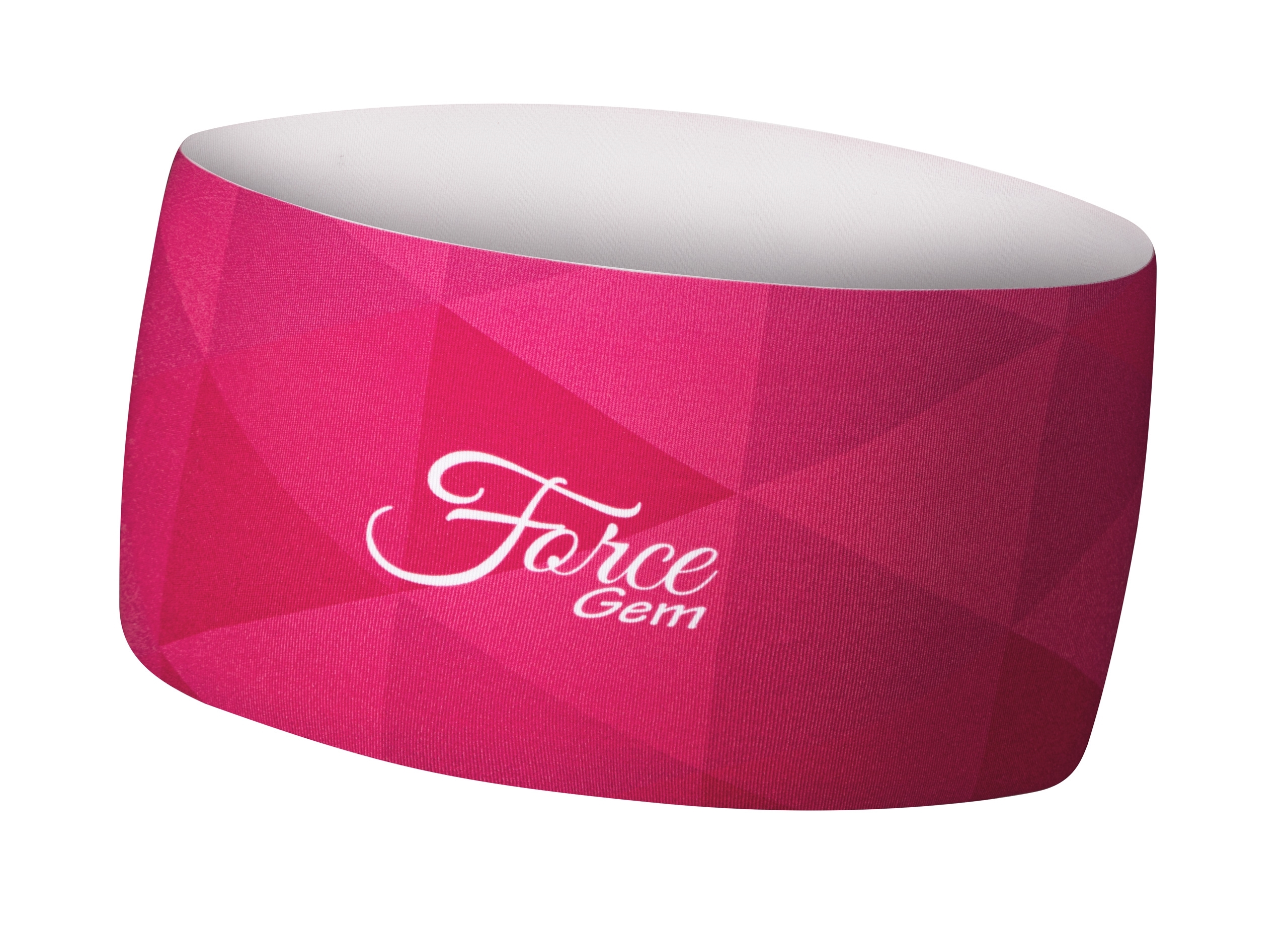 headband FORCE GEM sport straight, pink UNI