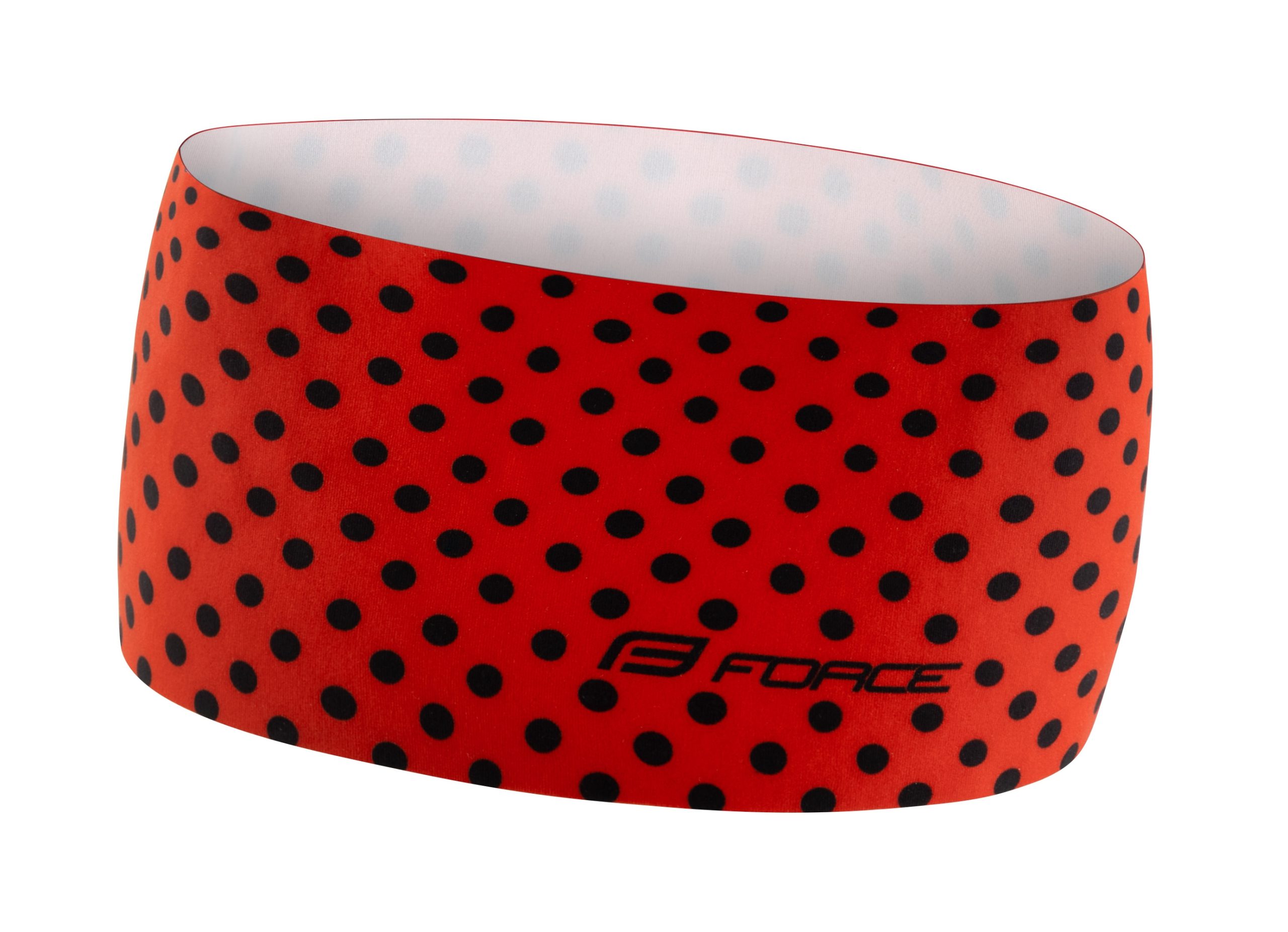 headband FORCE POINTS sport wide, red UNI