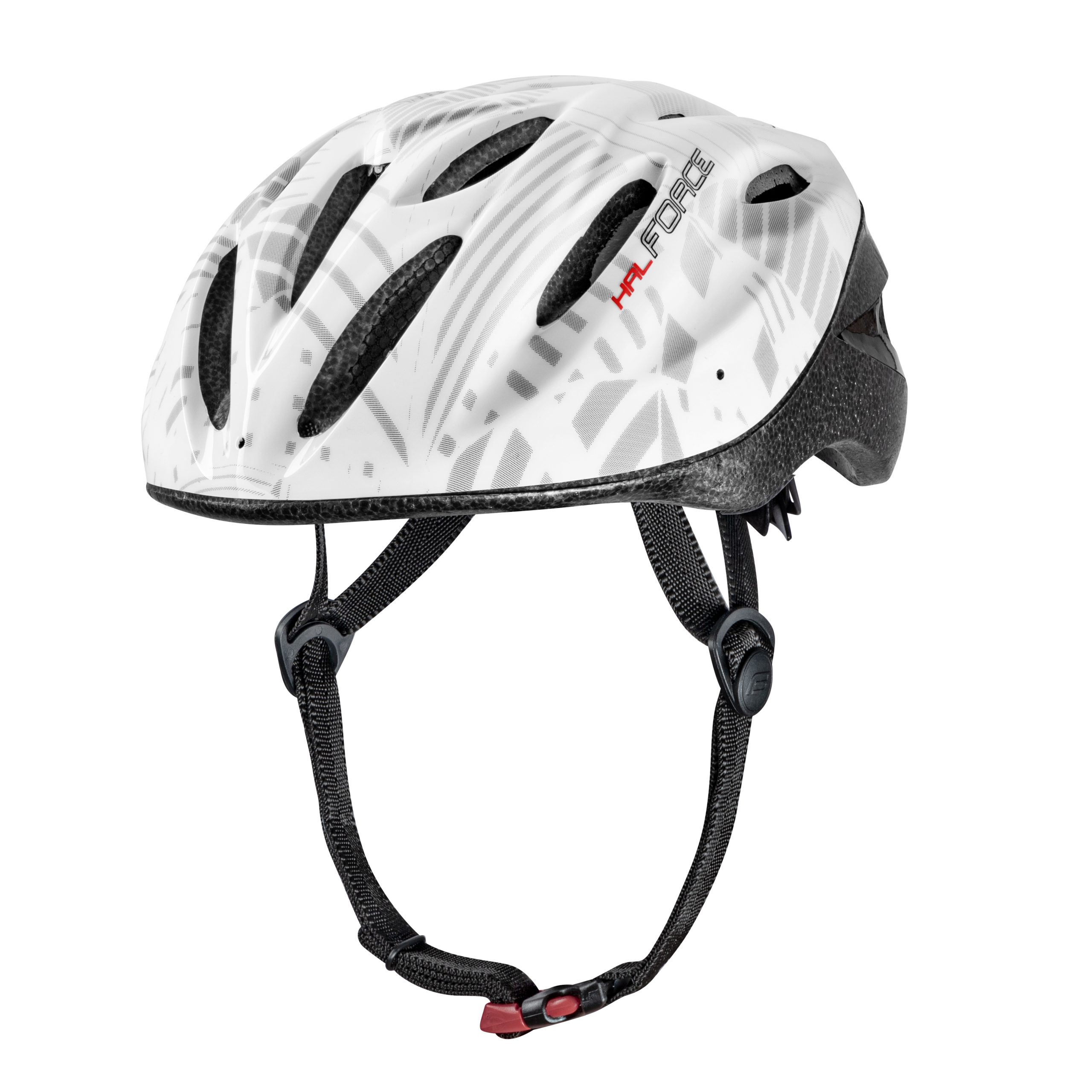 helmet FORCE HAL, white L – XL