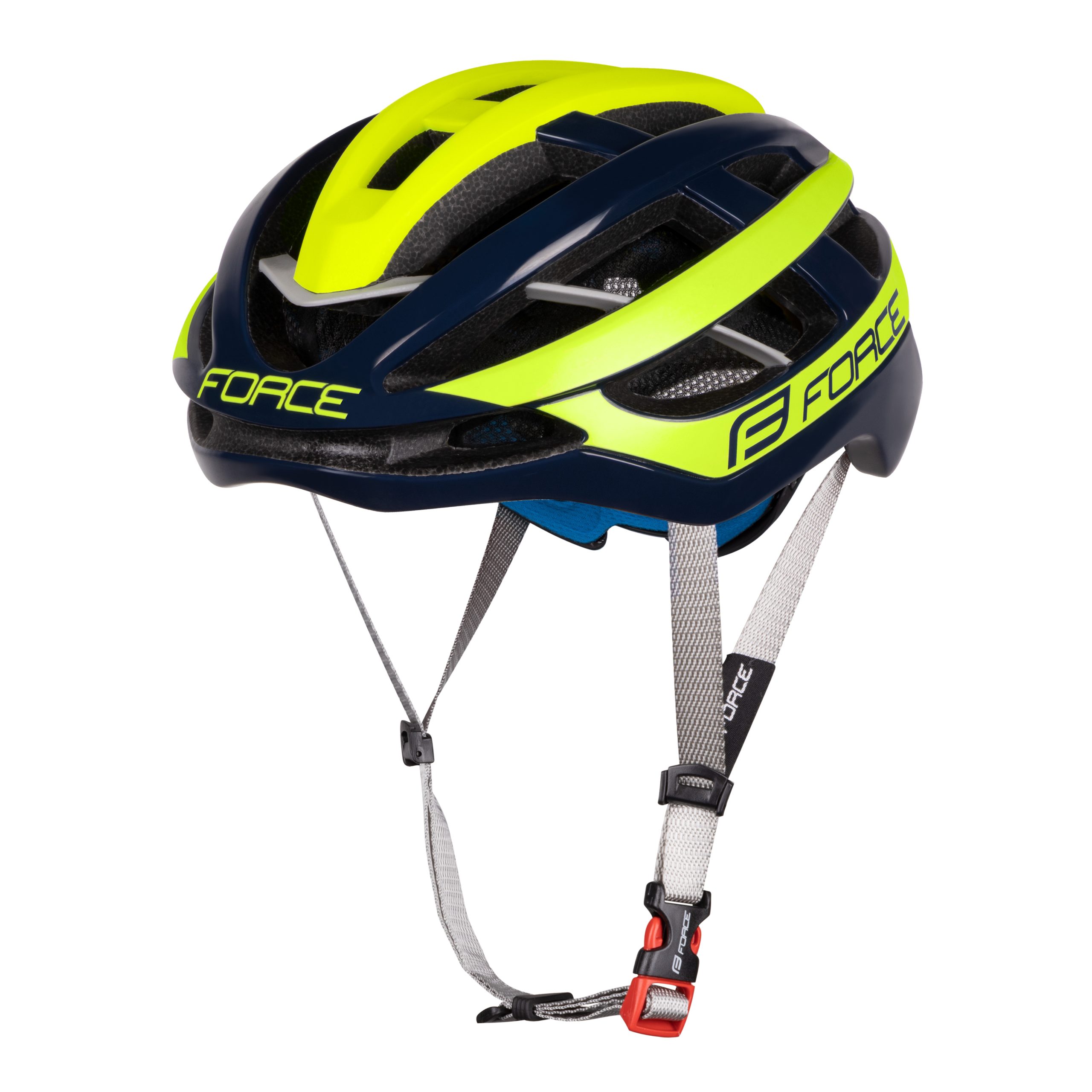 helmet FORCE LYNX, fluo-blue, L-XL