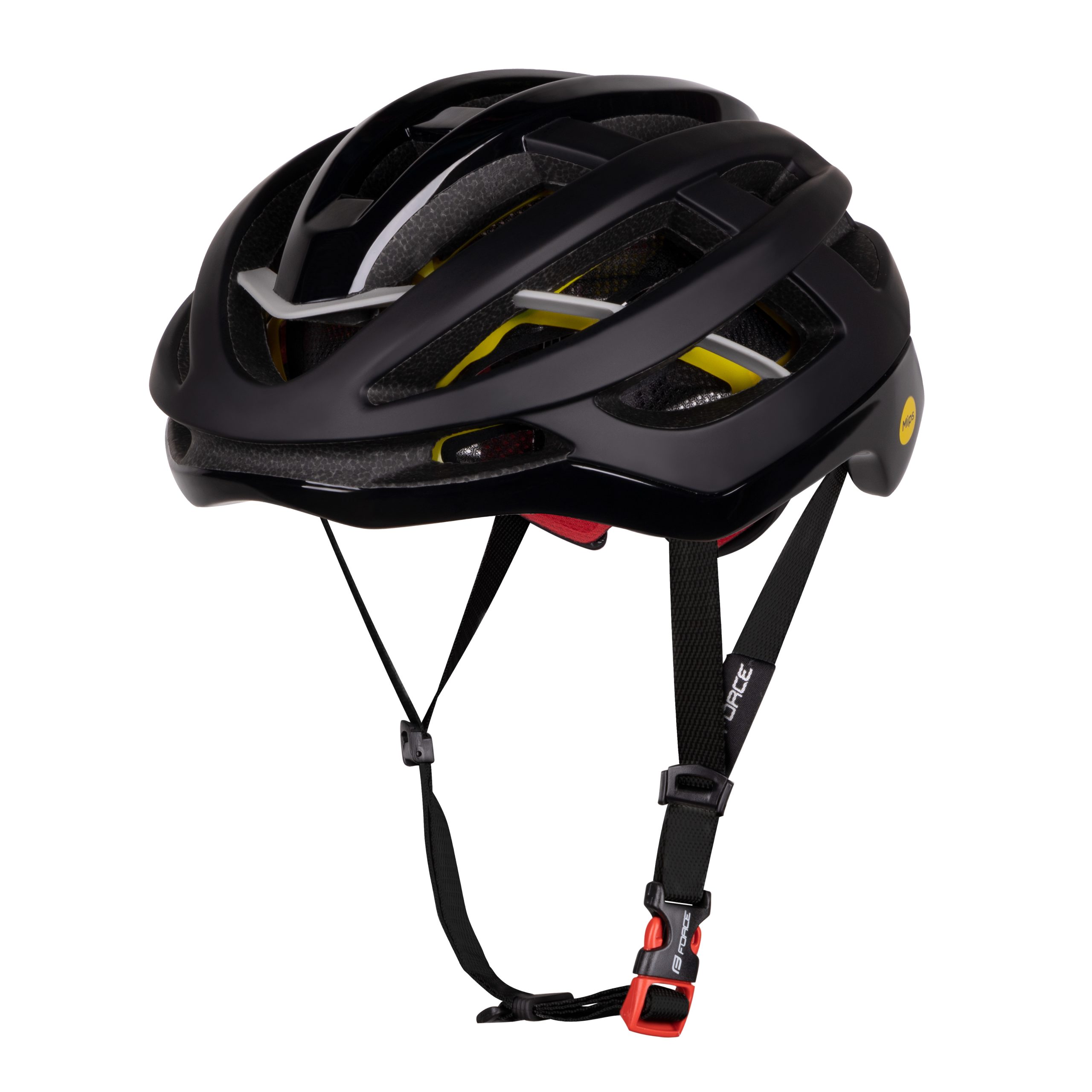 helmet FORCE LYNX MIPS,black matt-shiny, L-XL