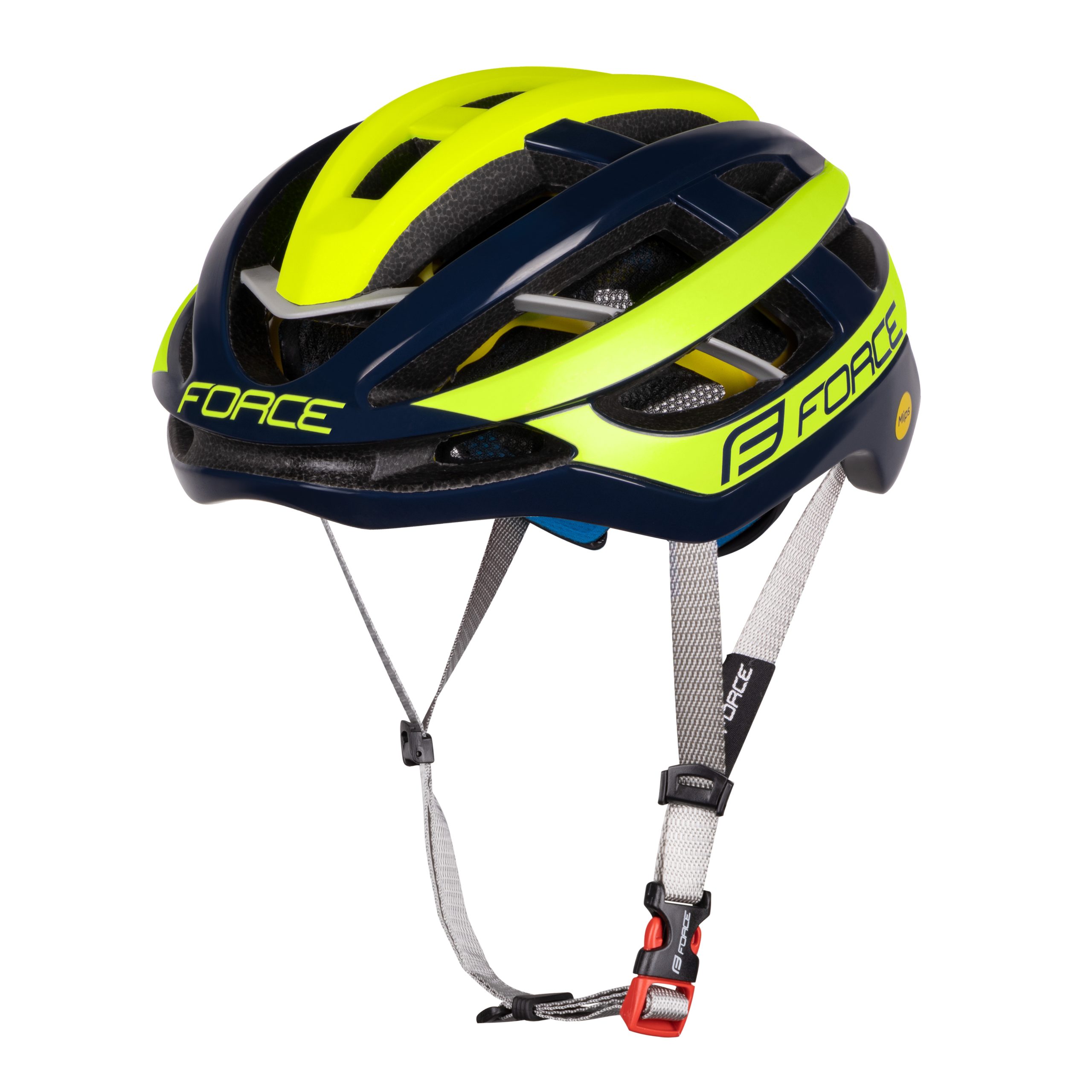 helmet FORCE LYNX MIPS, fluo-blue, L-XL