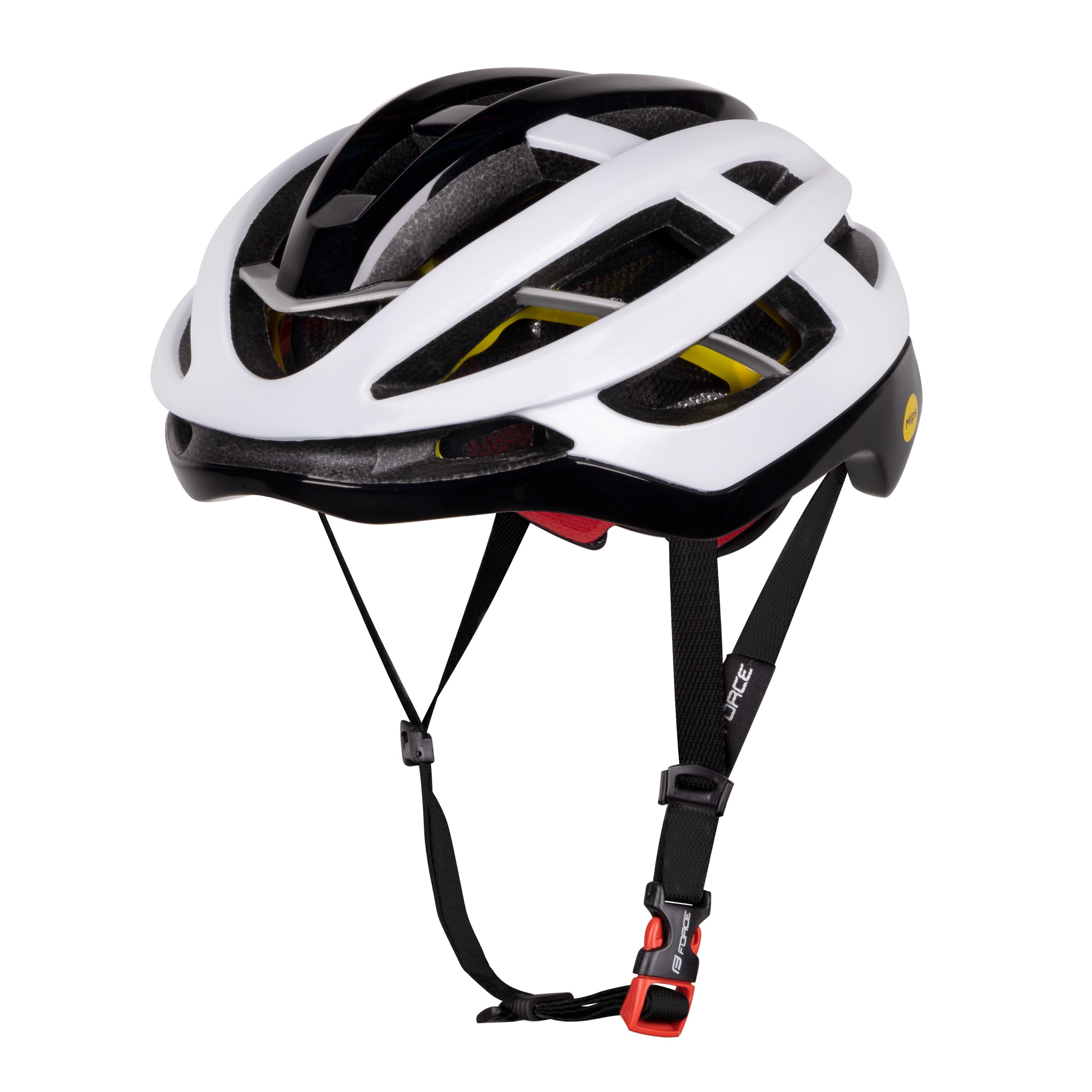 helmet FORCE LYNX MIPS, white-black, L-XL