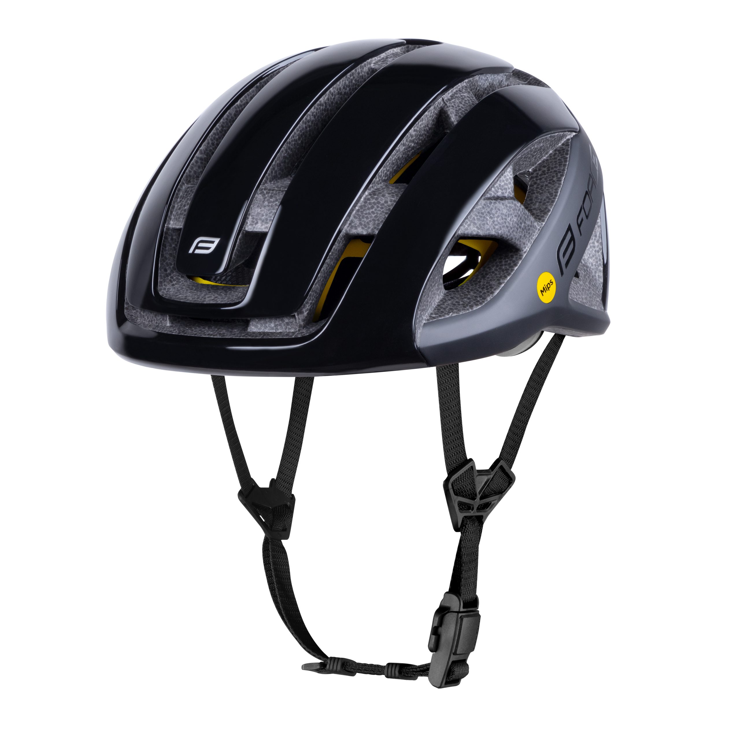 helmet FORCE NEO MIPS,black matt-shiny, L-XL