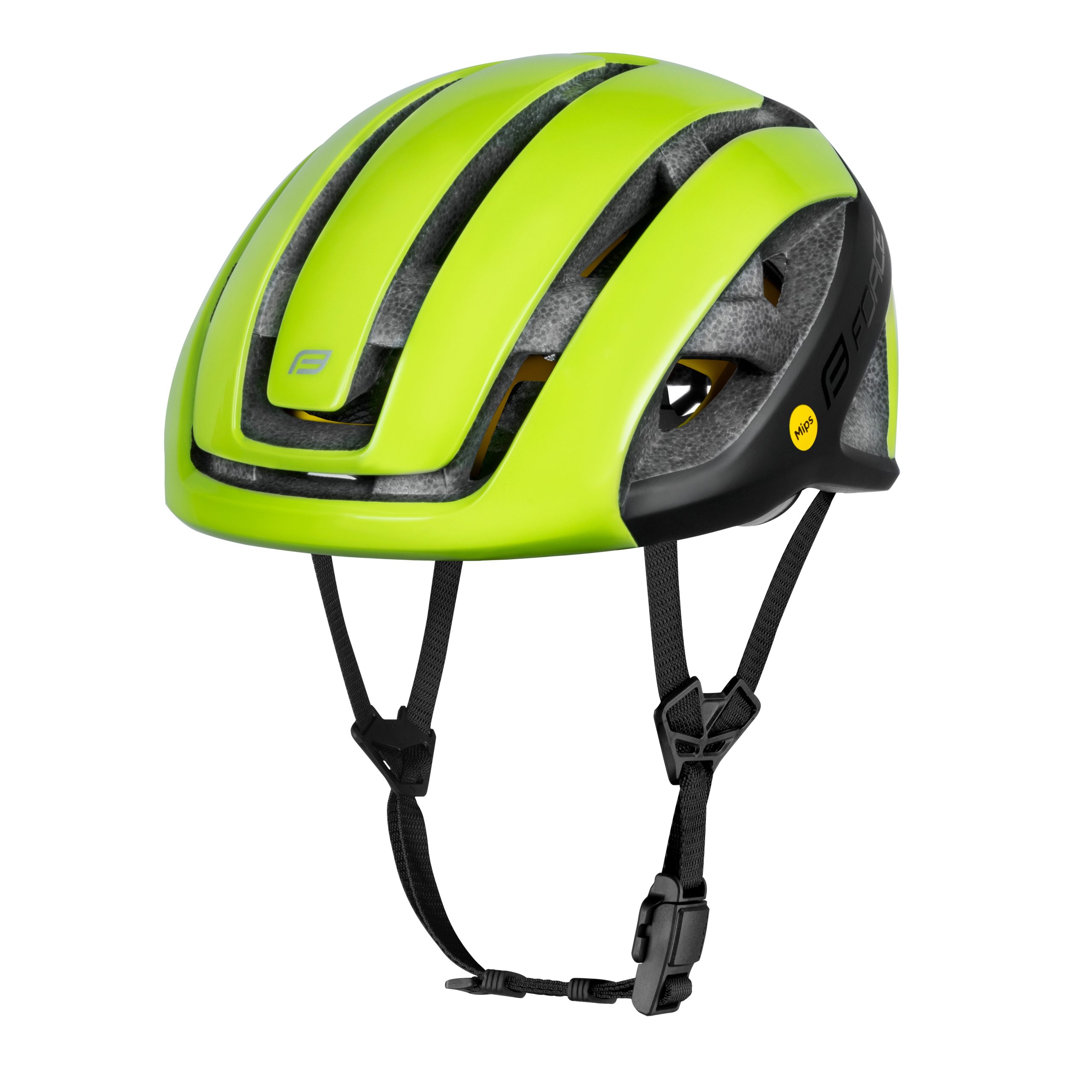 helmet FORCE NEO MIPS, fluo-black, L-XL