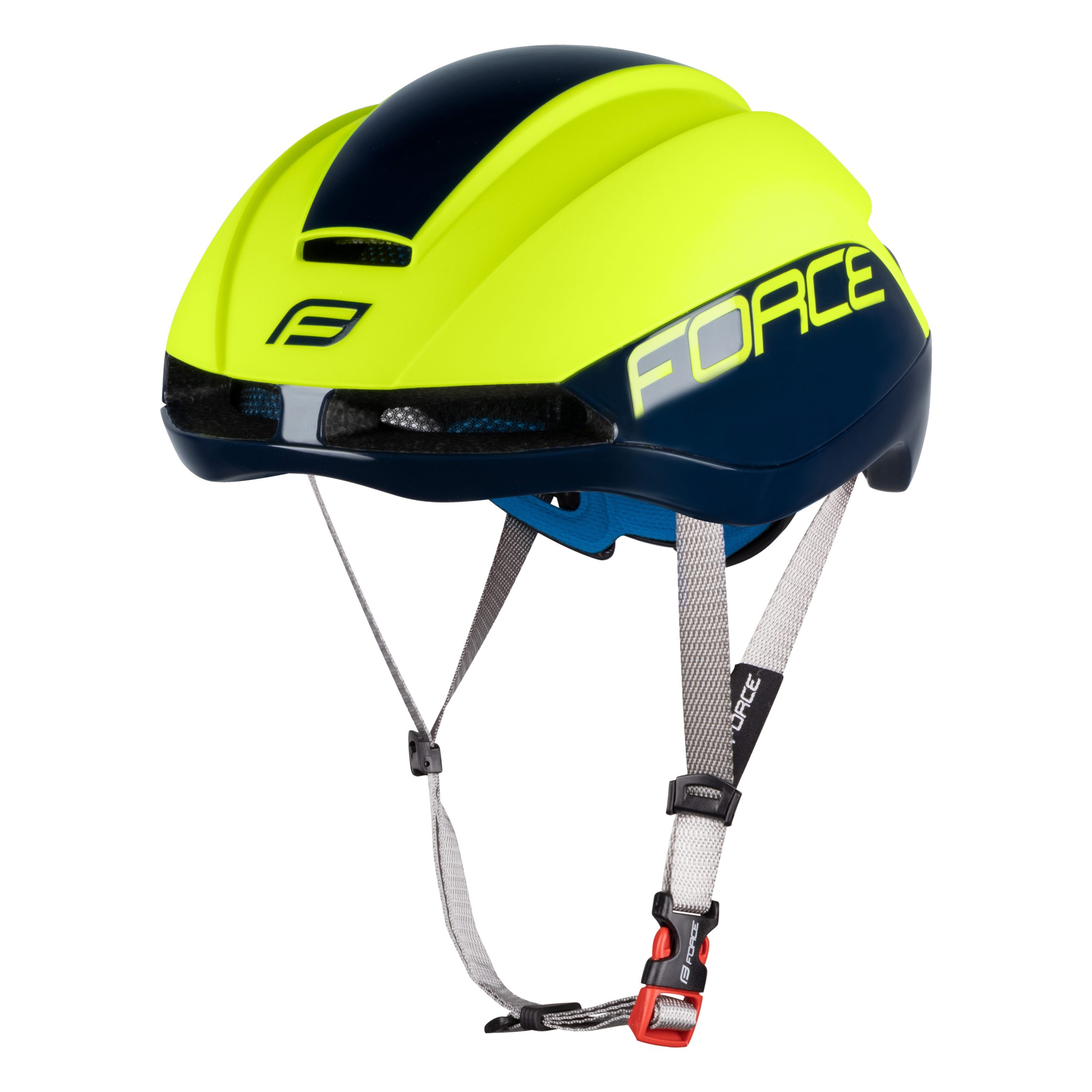 helmet FORCE ORCA, fluo-blue, L-XL