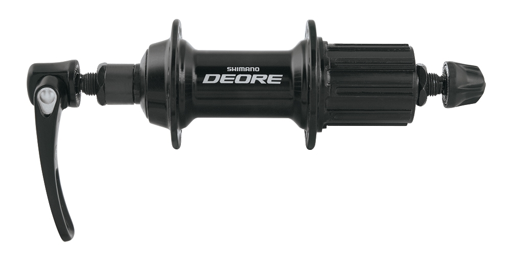 hub rear DEORE, FHT610BZBL, black, 32 holes