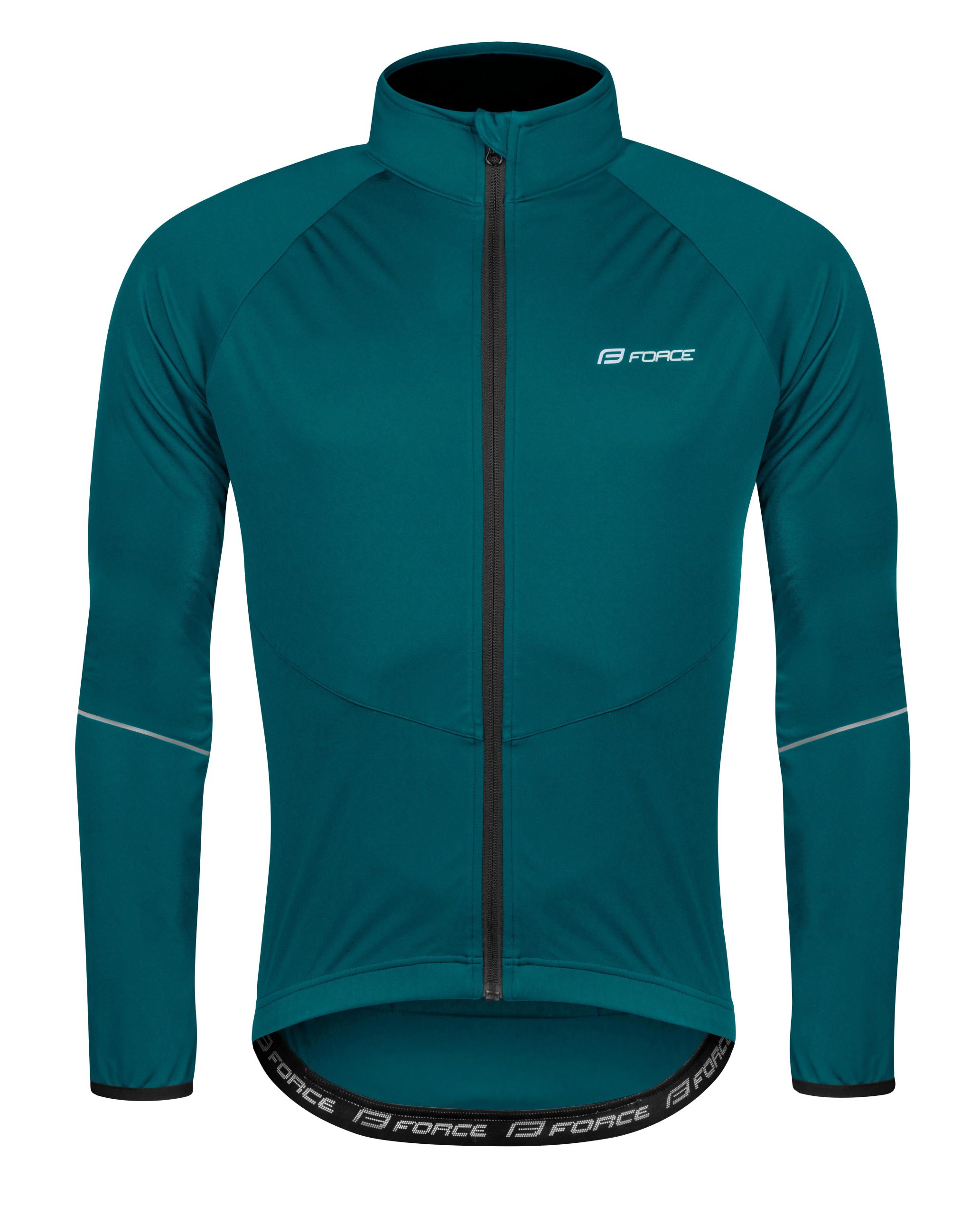 jacket FORCE ARROW softshell, petrol blue 4XL