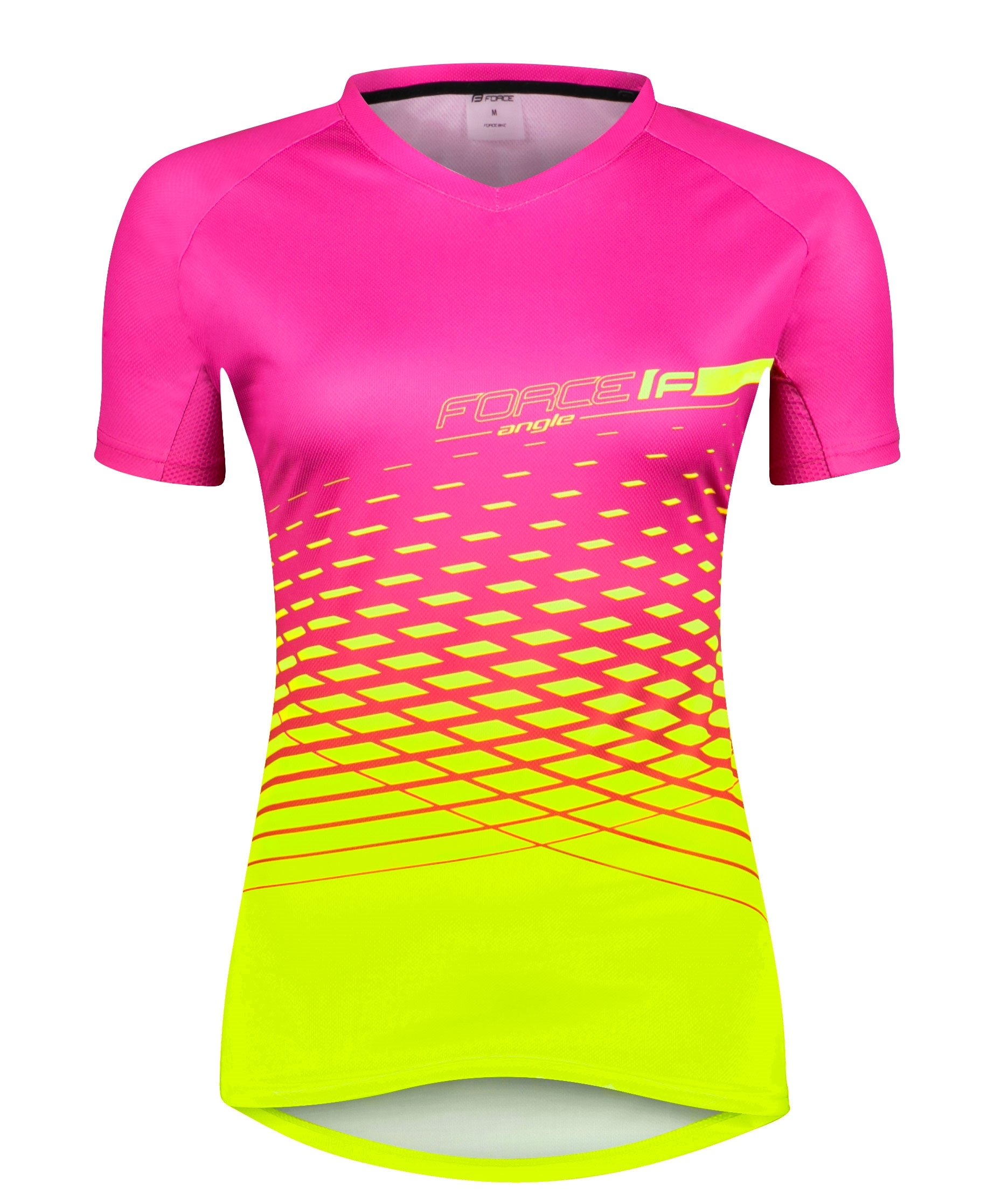 jersey F MTB ANGLE LADY short sl, pink-fluo XS