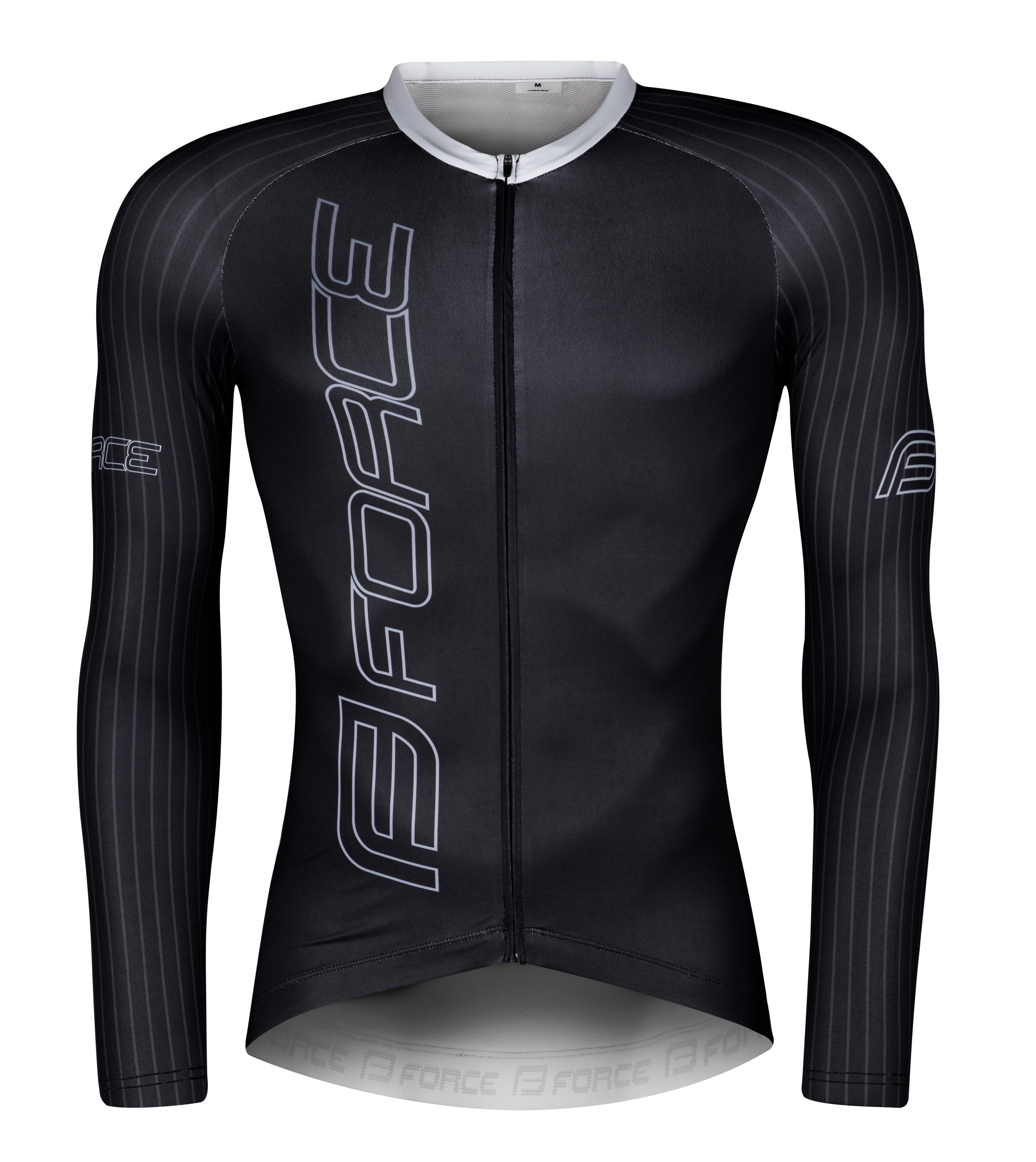 jersey F TEAM PRO, long sleeves, black-grey 3XL