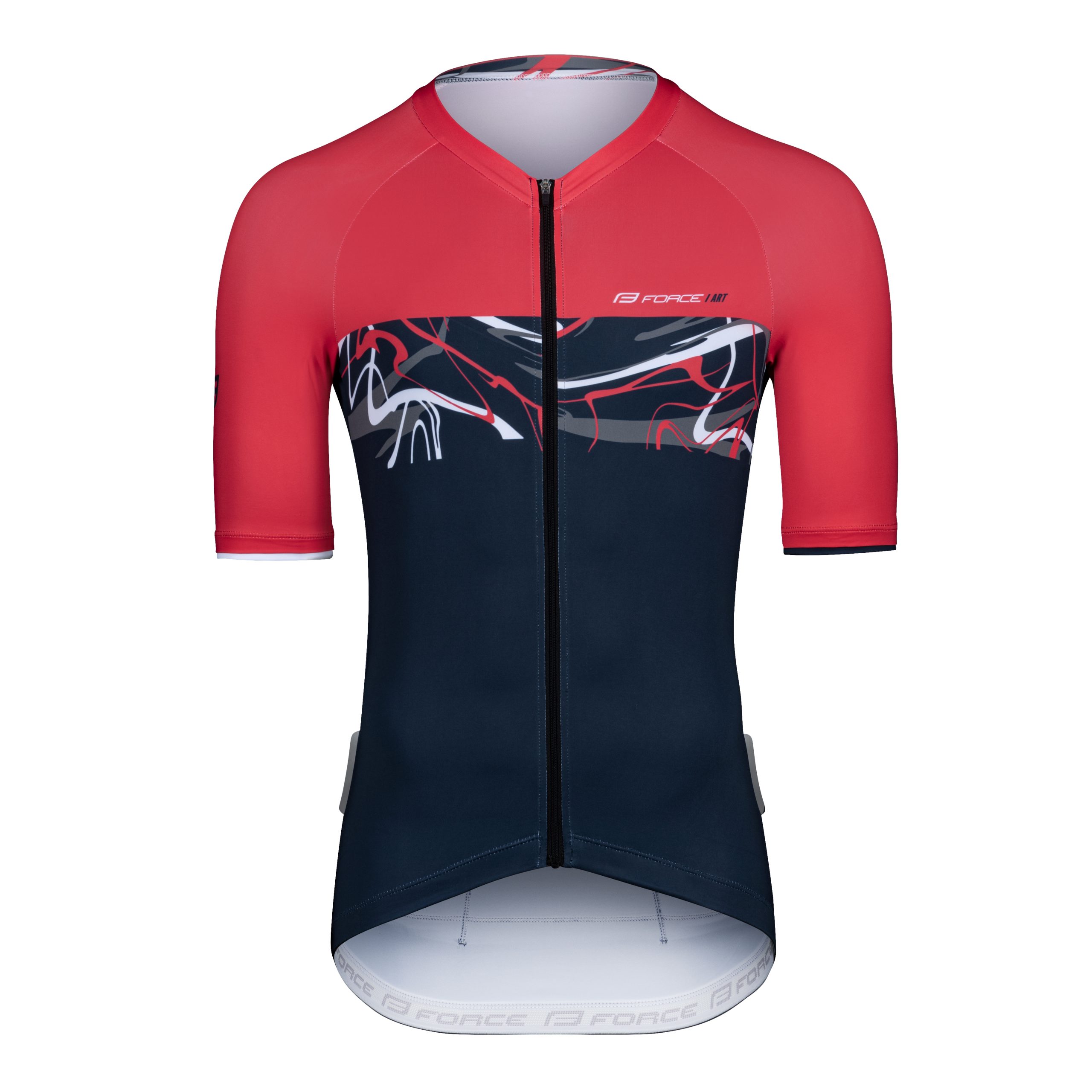 jersey FORCE ART short sl, navy blue-red L