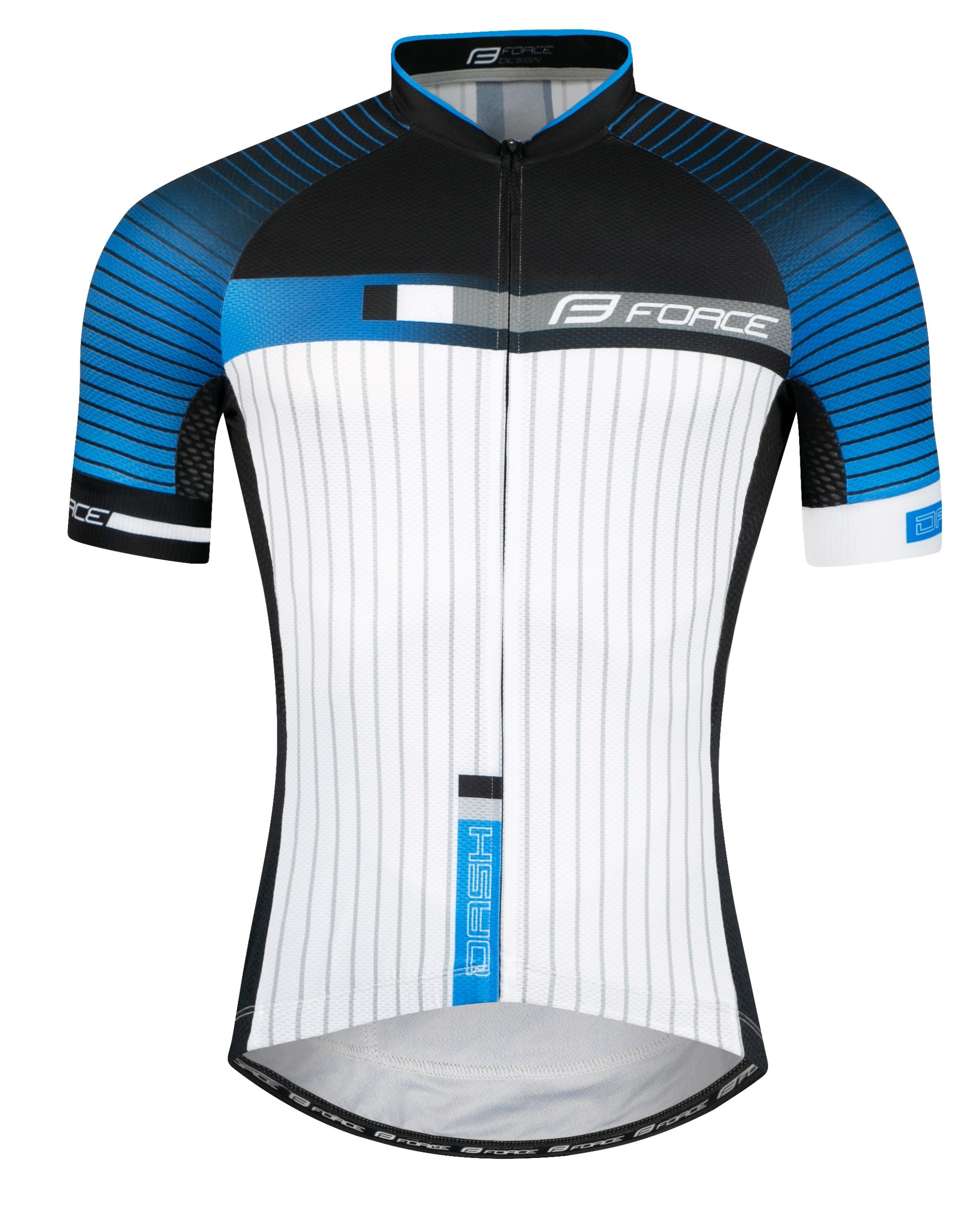 jersey FORCE DASH sh. sleeve,blue-black-white