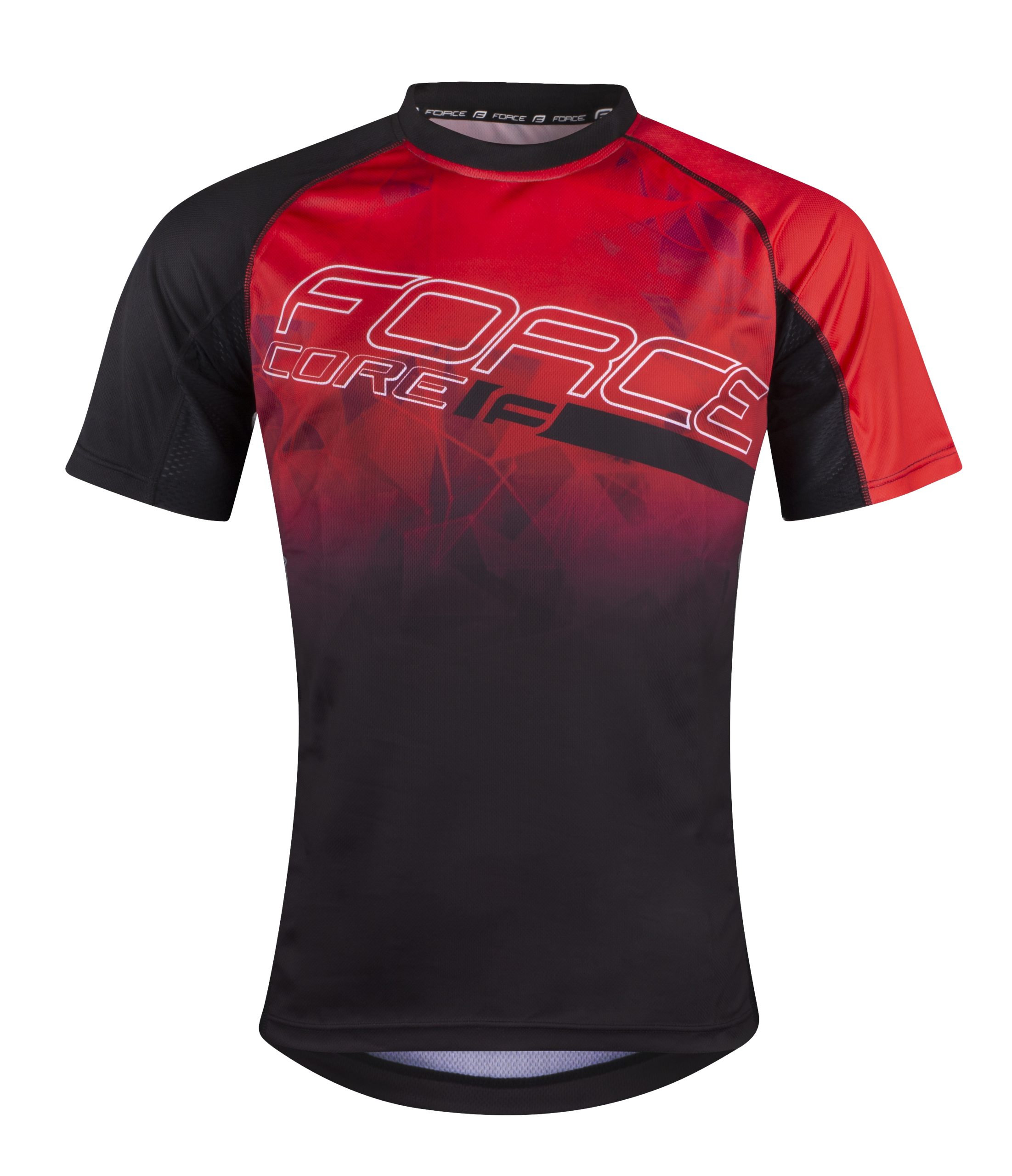 jersey FORCE MTB CORE, red-black 3XL