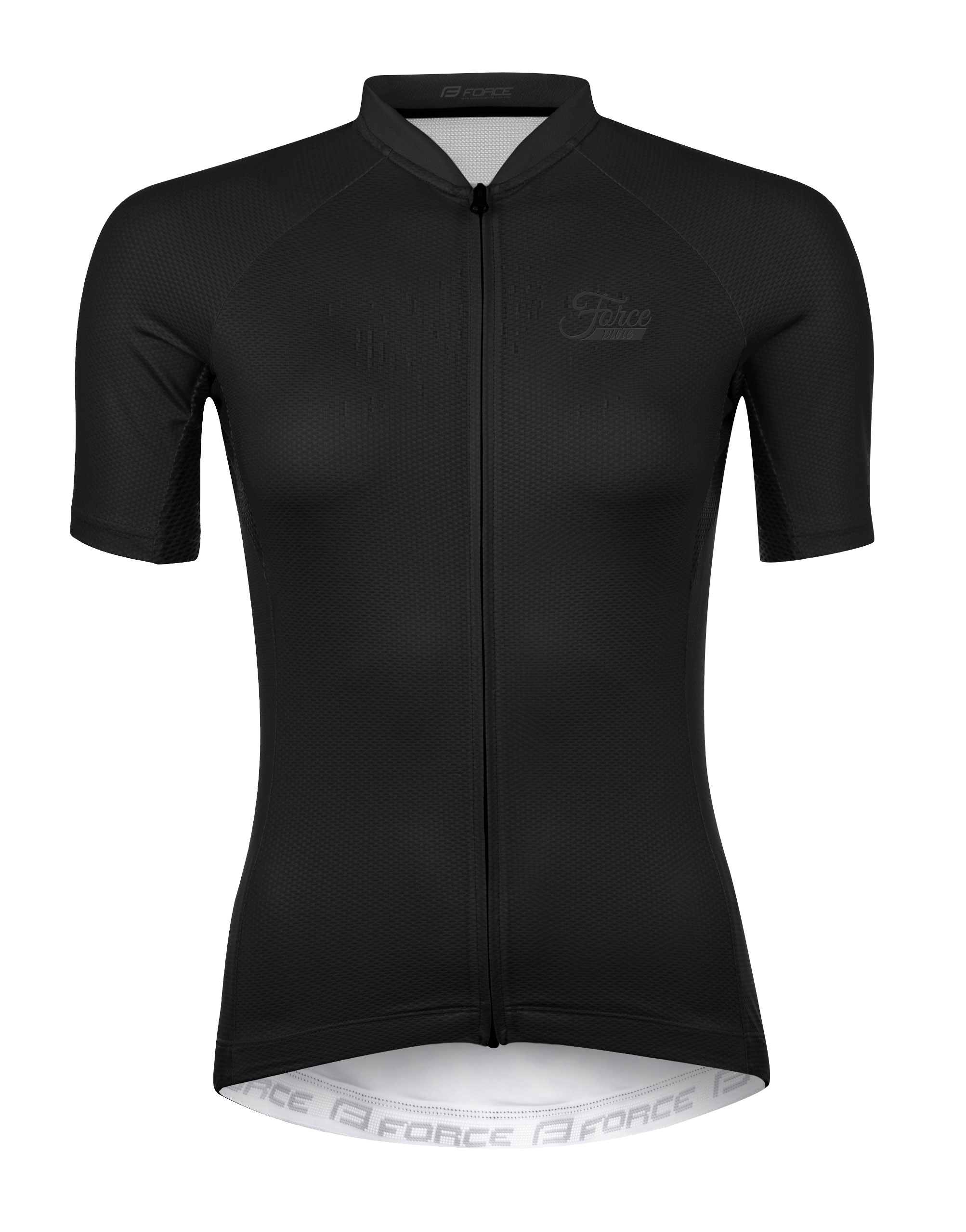 jersey FORCE PURE LADY short sl, black XS