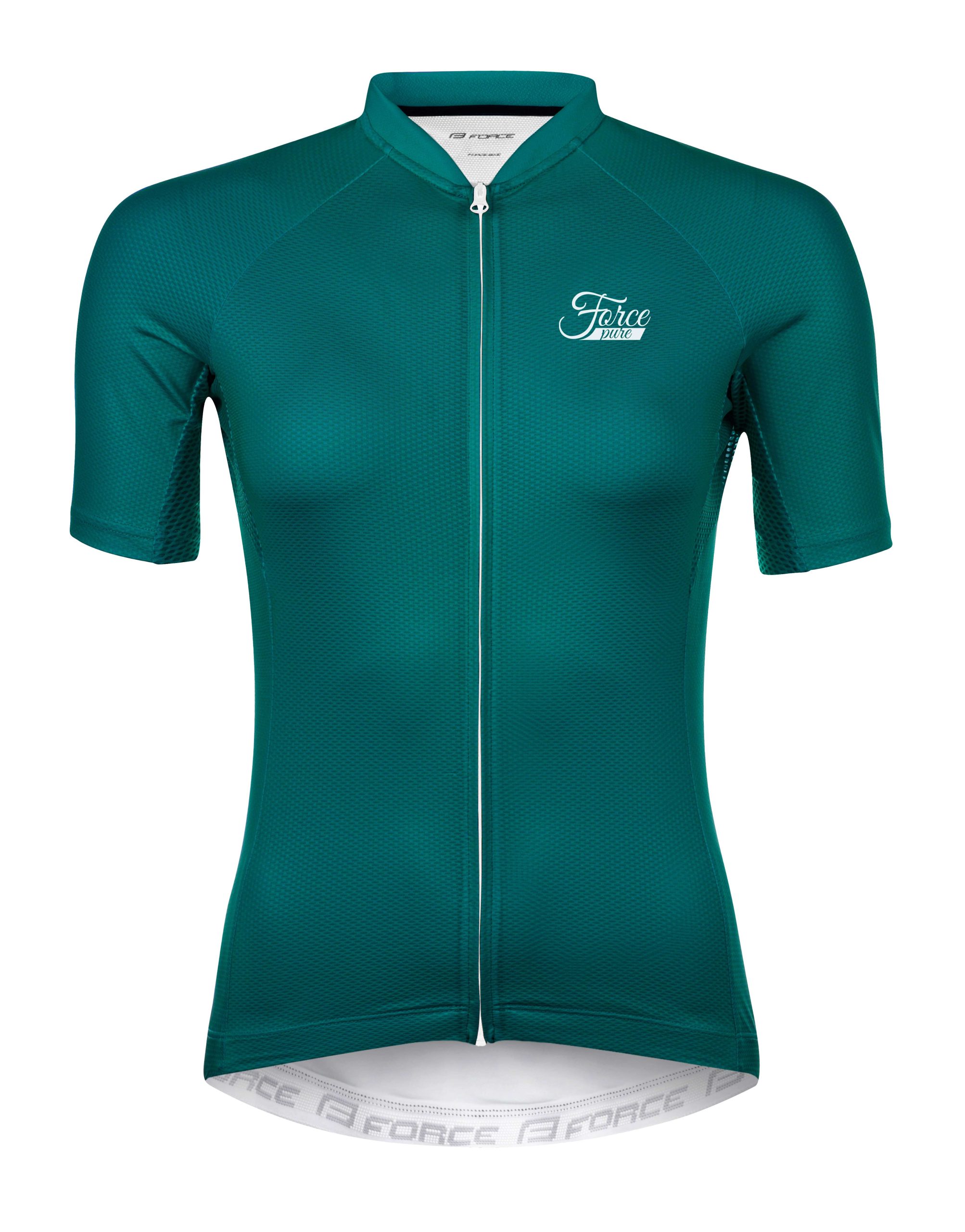 jersey FORCE PURE LADY short sl, petrol blue XS