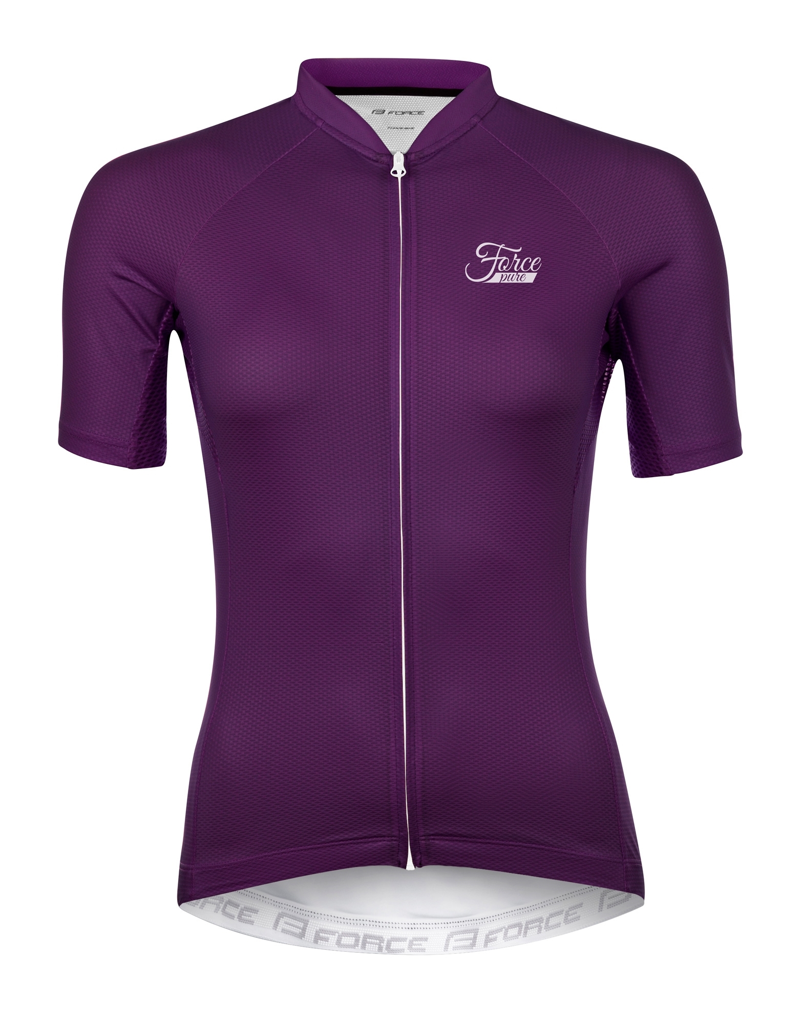 jersey FORCE PURE LADY short sl, purple XS